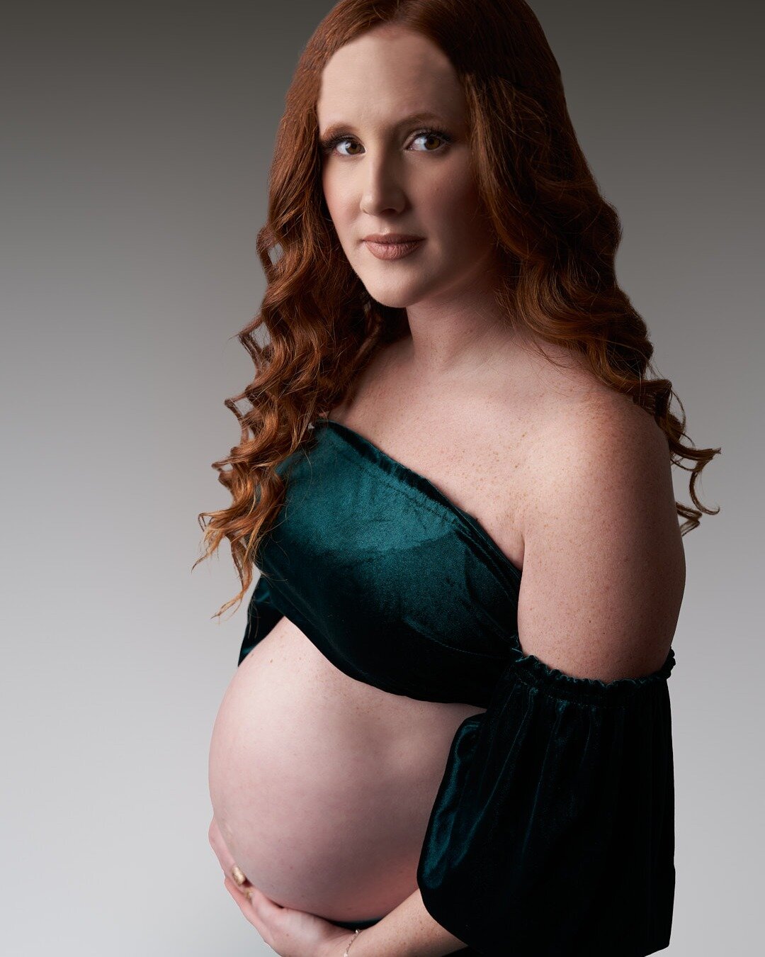 Look at this gorgeous soon to be mama! Brooke rocked her maternity session. We took a variety of photos and used 4-5 of our client closet dresses! During our photoshoot I would show her the back of my camera and she would say how beautiful she felt a