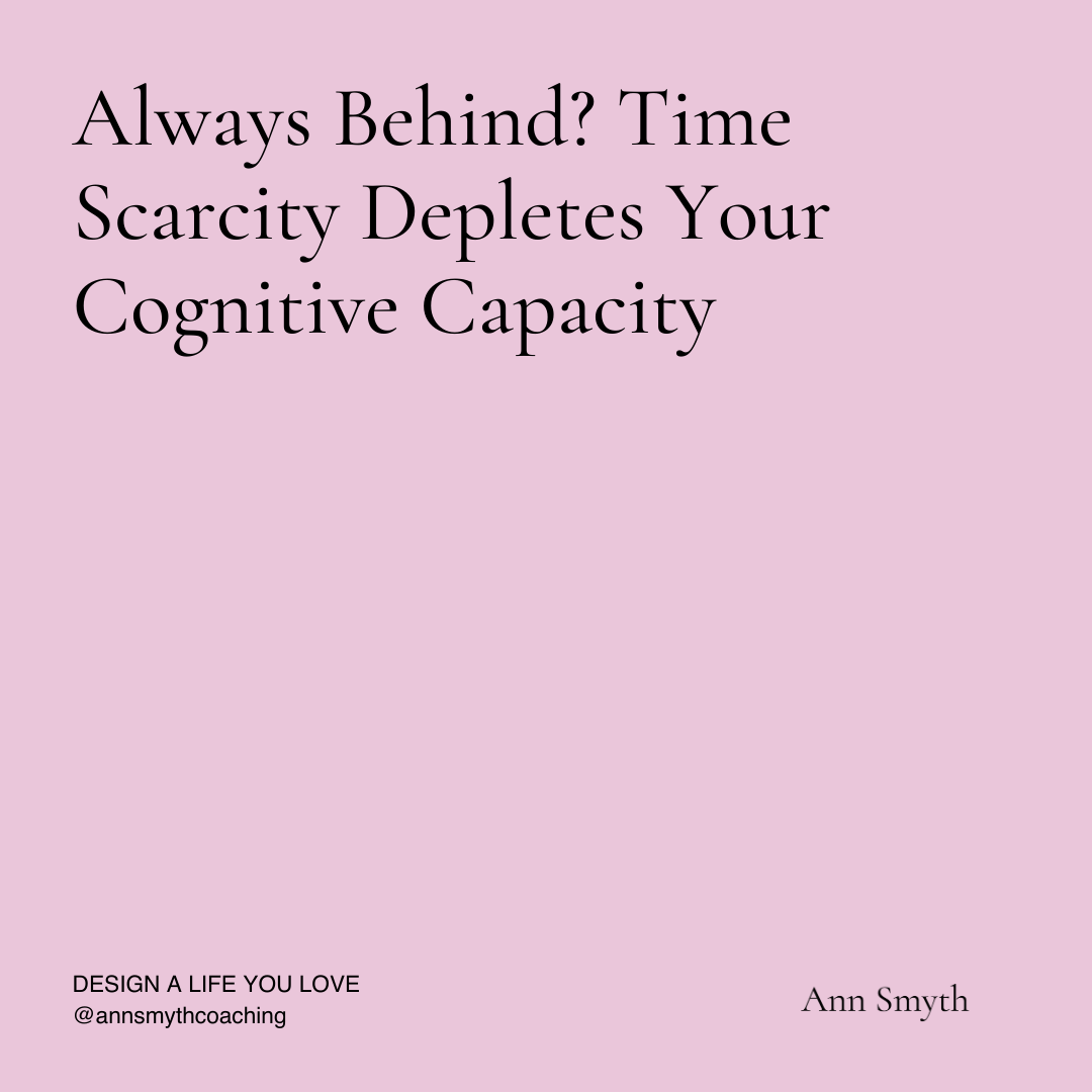 Always Behind? Time Scarcity Depletes Your Cognitive Capacity