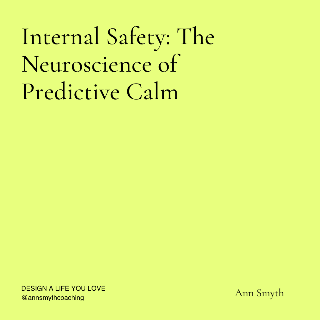 Internal Safety: The Neuroscience of Predictive Calm