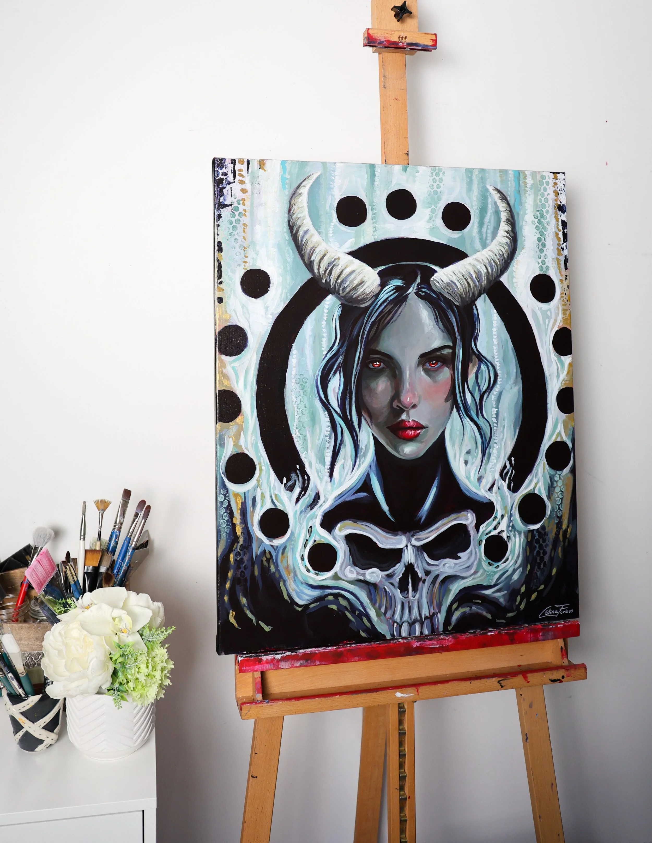 "Grave Digger" - Original Painting