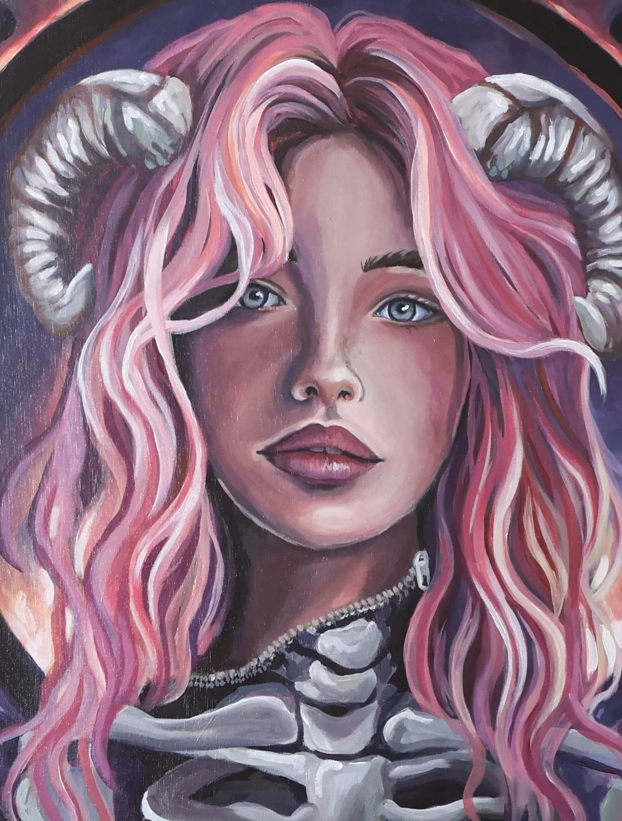"Hollow Flame" Original Painting