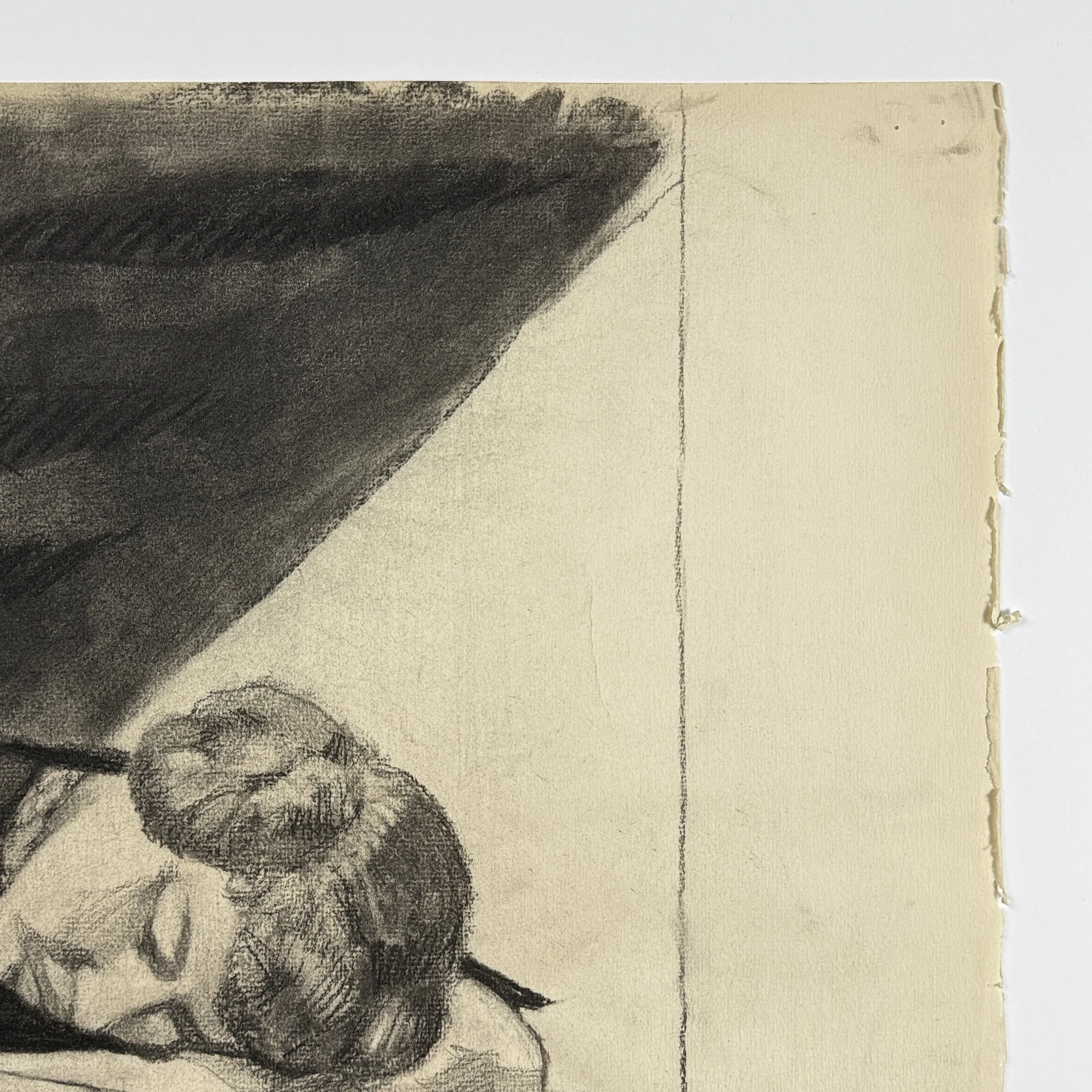 Close-up of Portrait of Sleeping Woman by Anthony Ferrara