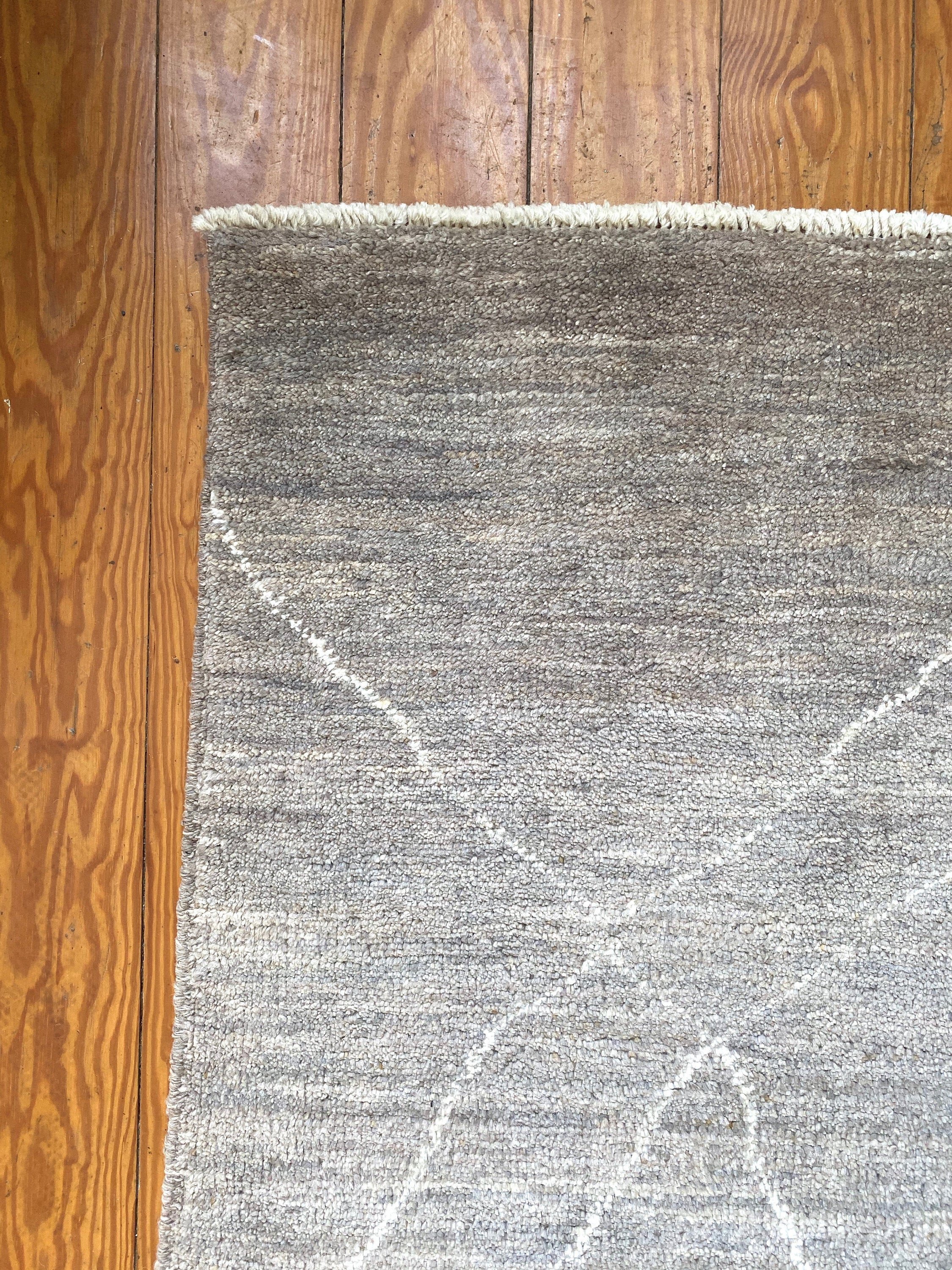 Grey Modern Gabbeh Rug