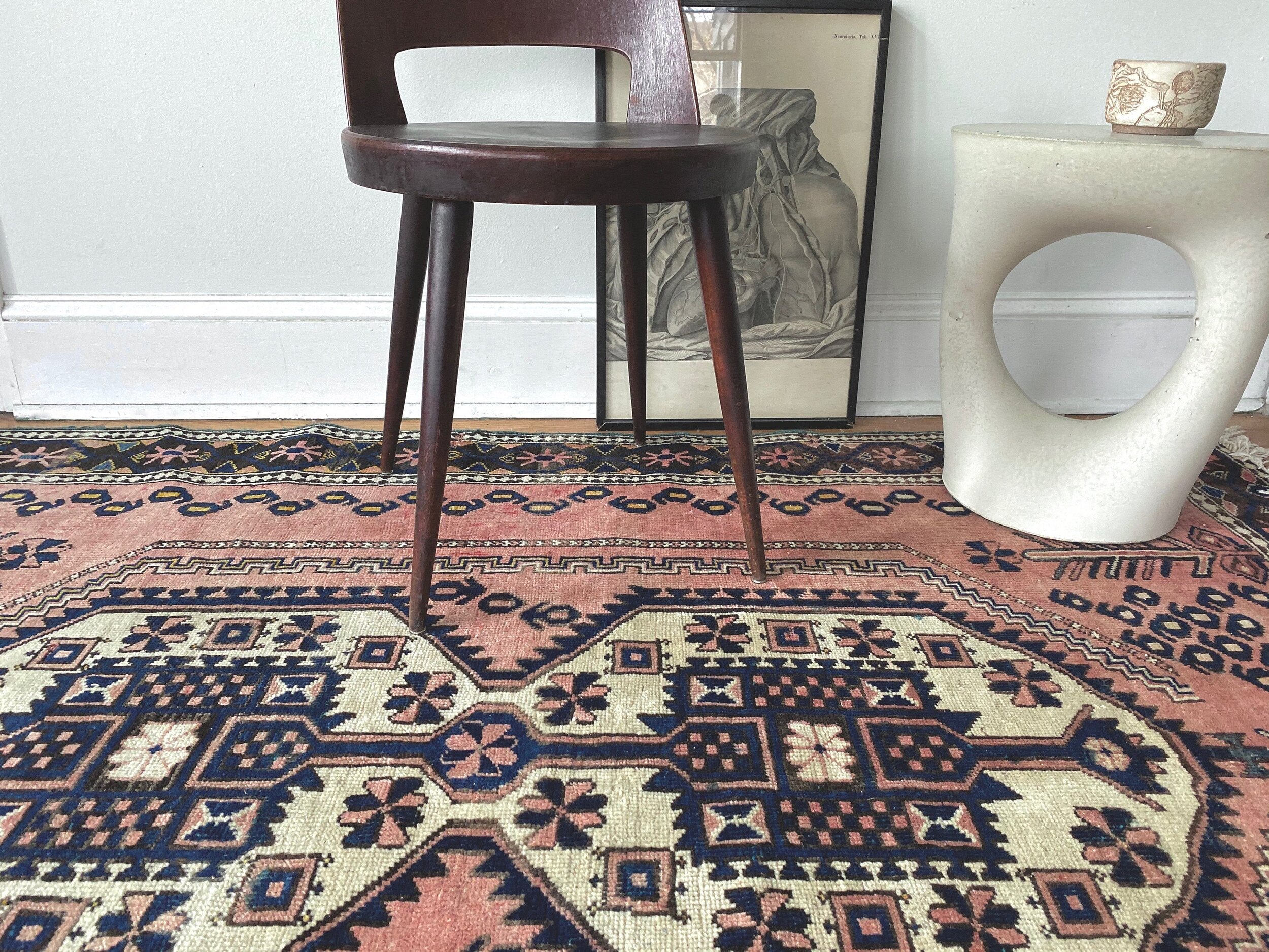 Vintage Pink Shiraz Rug