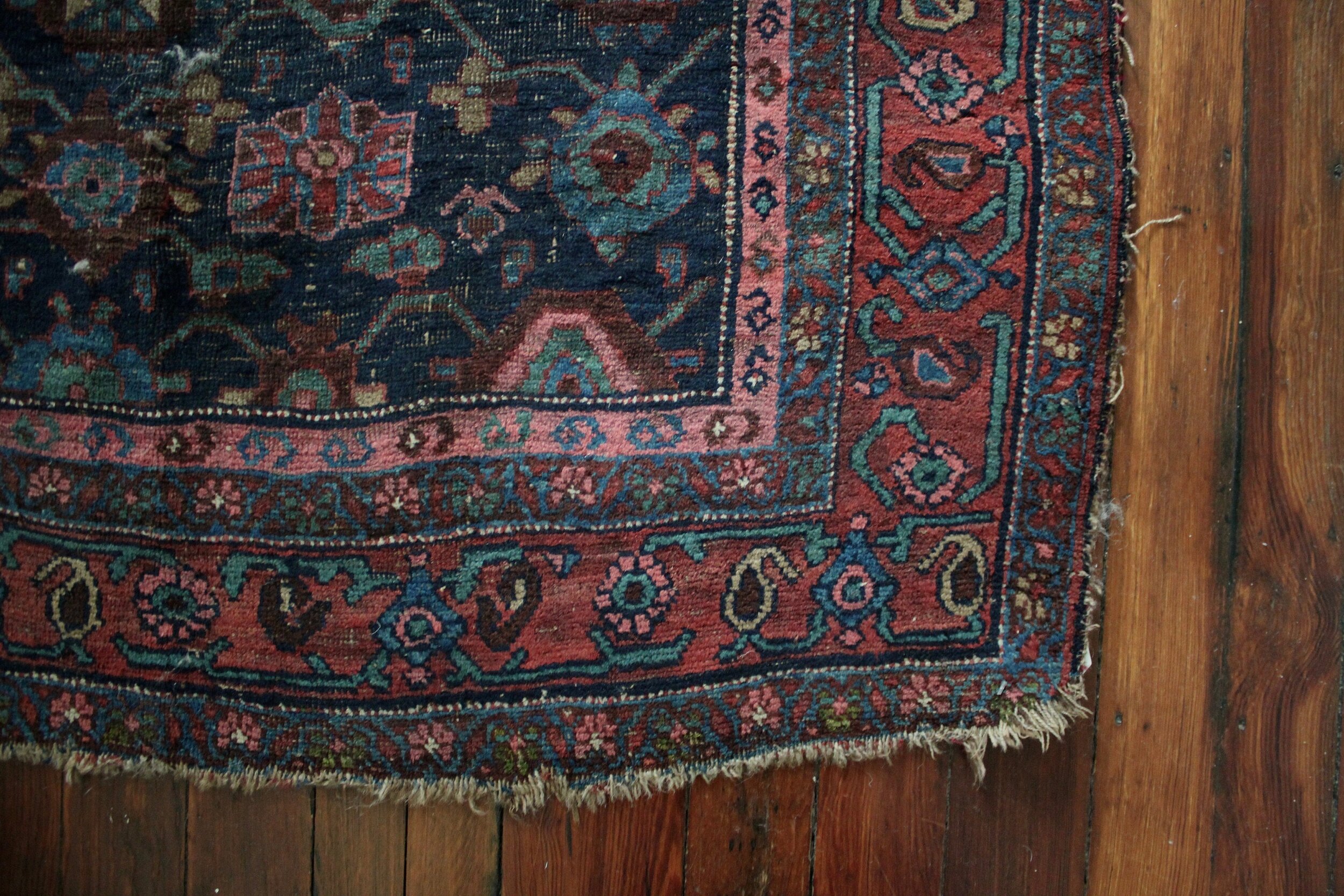Antique Kurdish Rug 4.4' x 6.6'