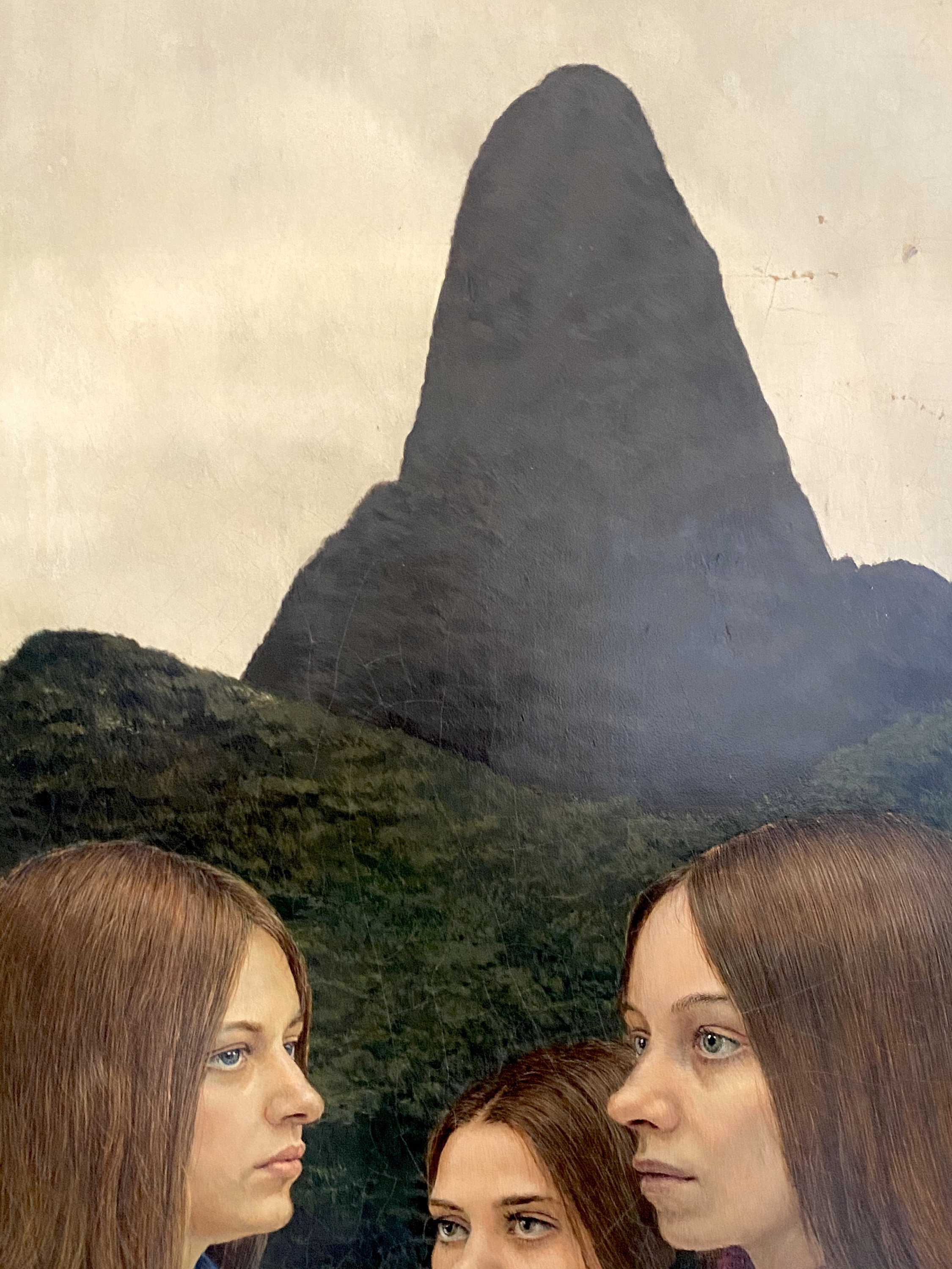 Harold Edmonds - Three Virgins Oil Painting Figurative Art Female Portrait Landscape Oil Painting