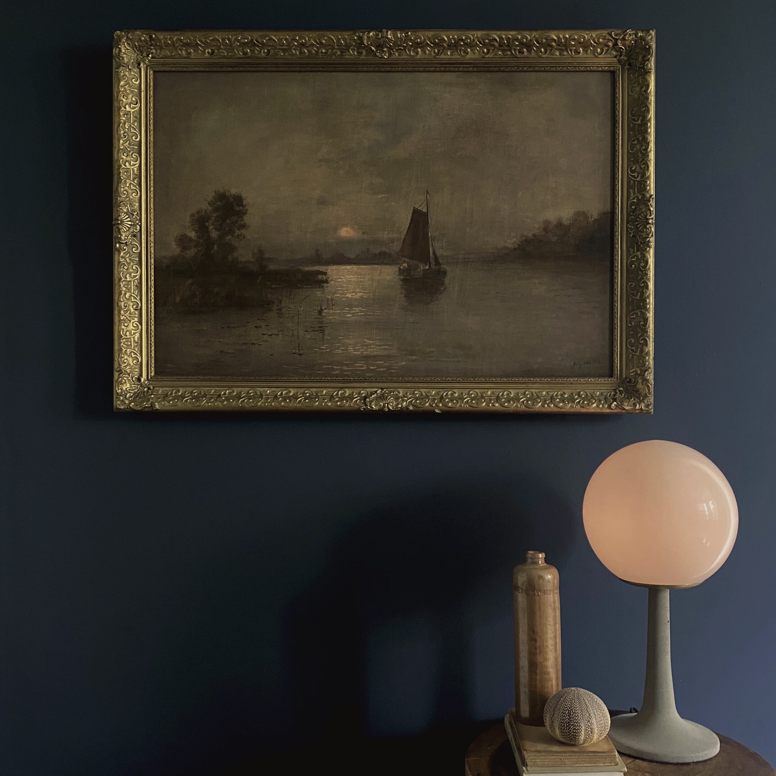 Hermen Openner - Untitled Oil on Canvas Hudson River School Landscape Oil Painting