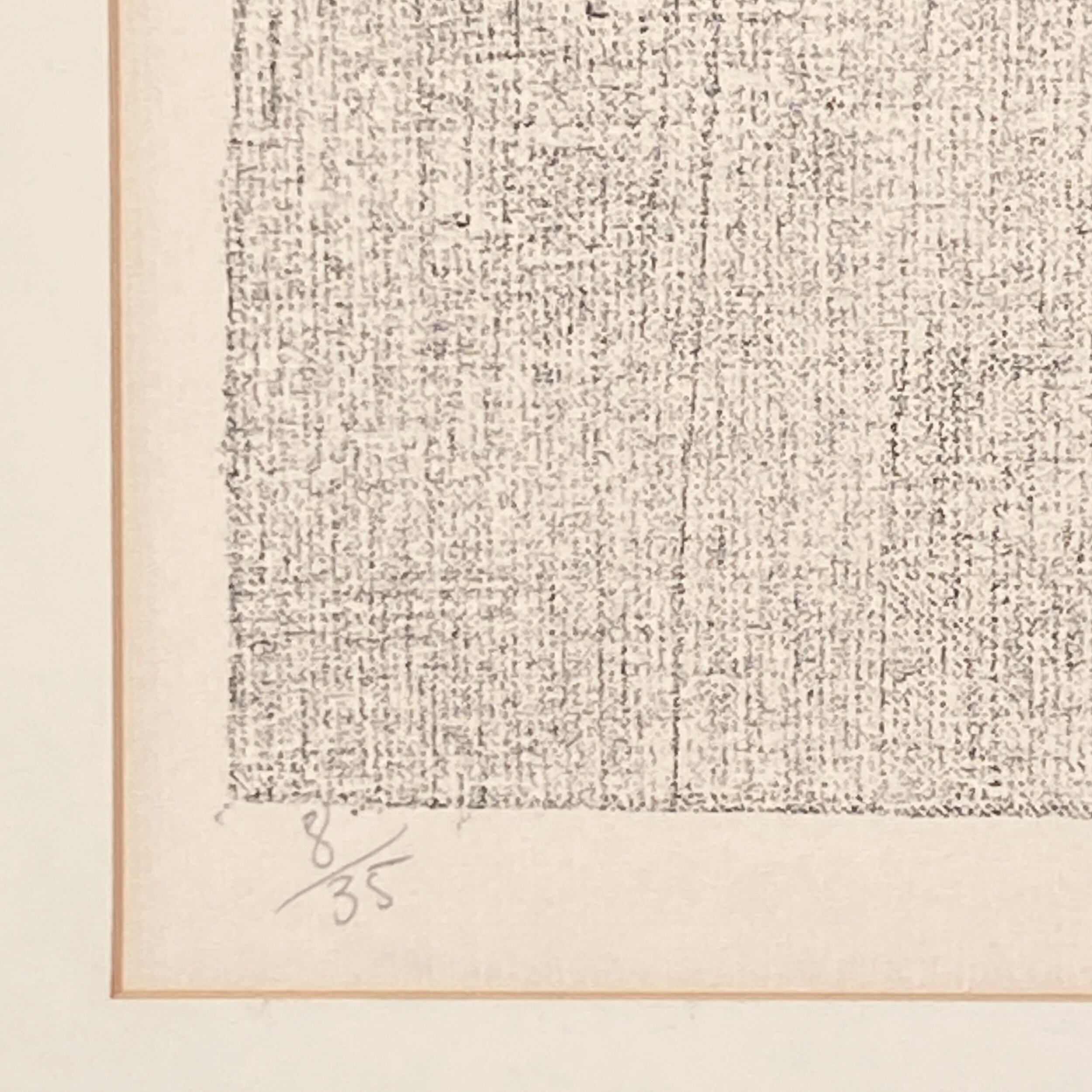 Alfonsas Dargis Framed Woodcut on Paper (Signed and Numbered)