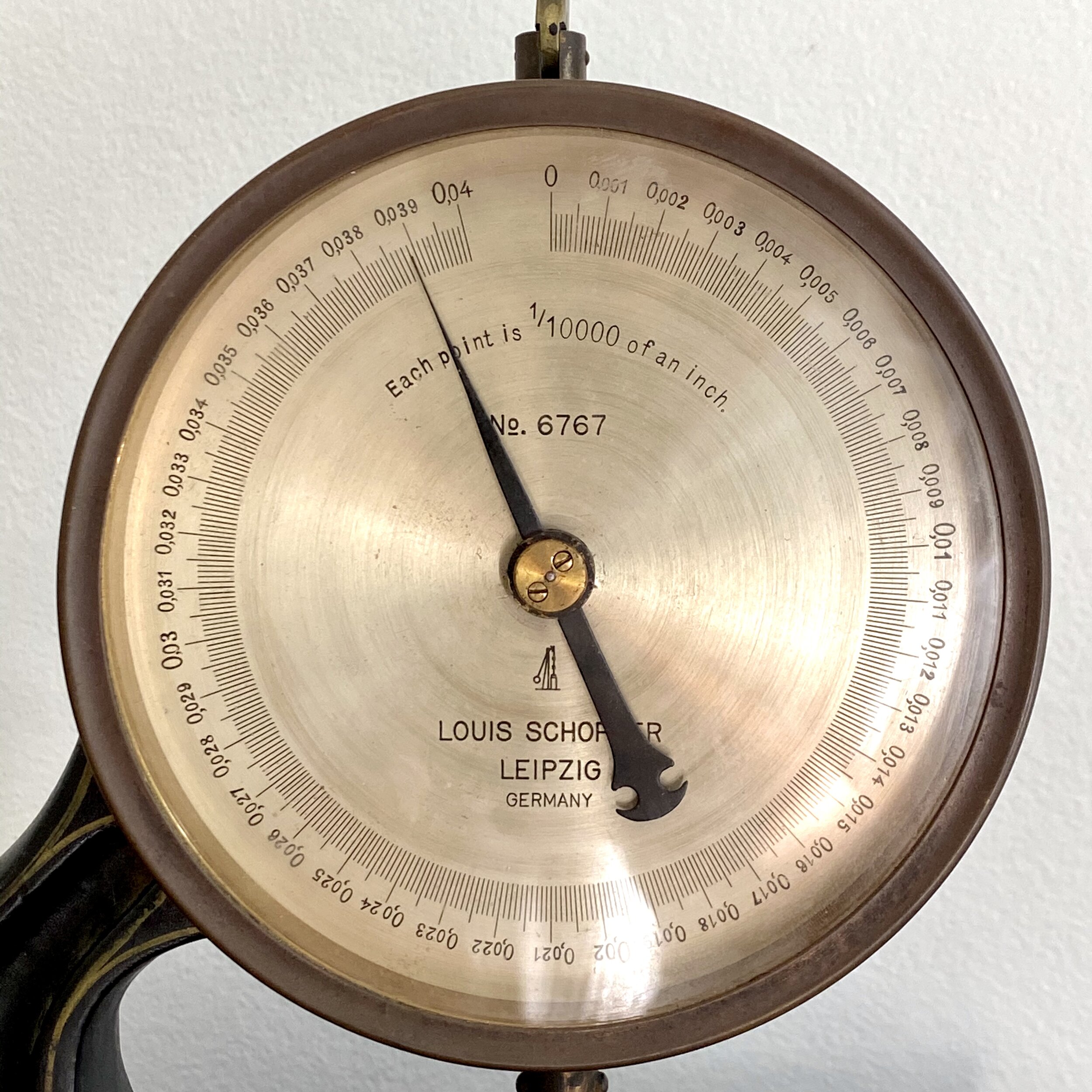 Louis Schopper German Micrometer objet d'arte home decor industrial vintage