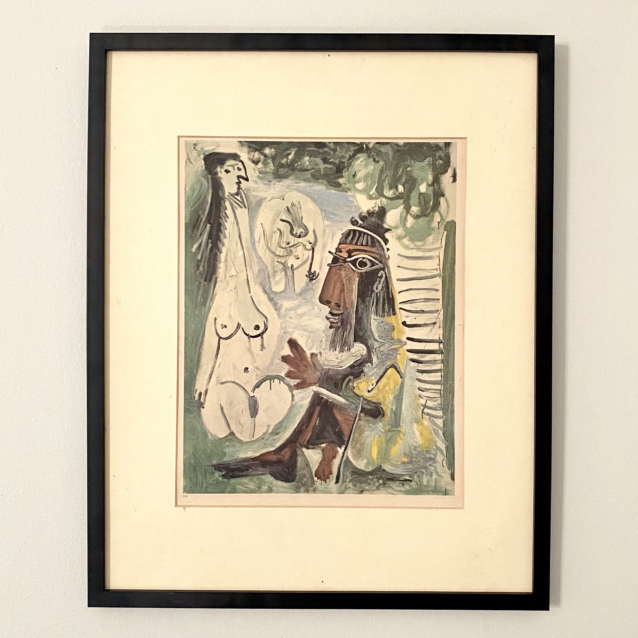 Vintage Framed Picasso Print
