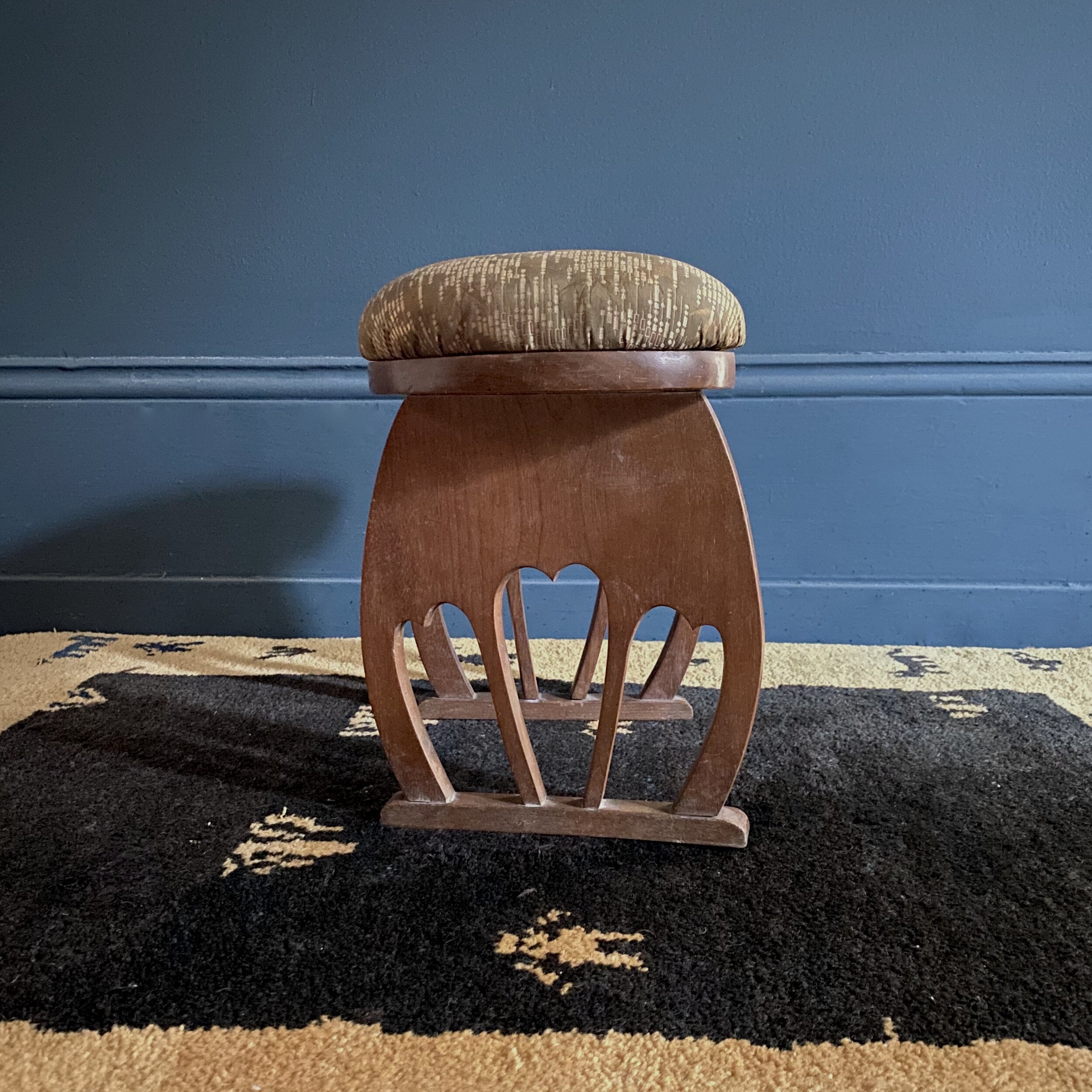 Antique Arts and Crafts Footstool
