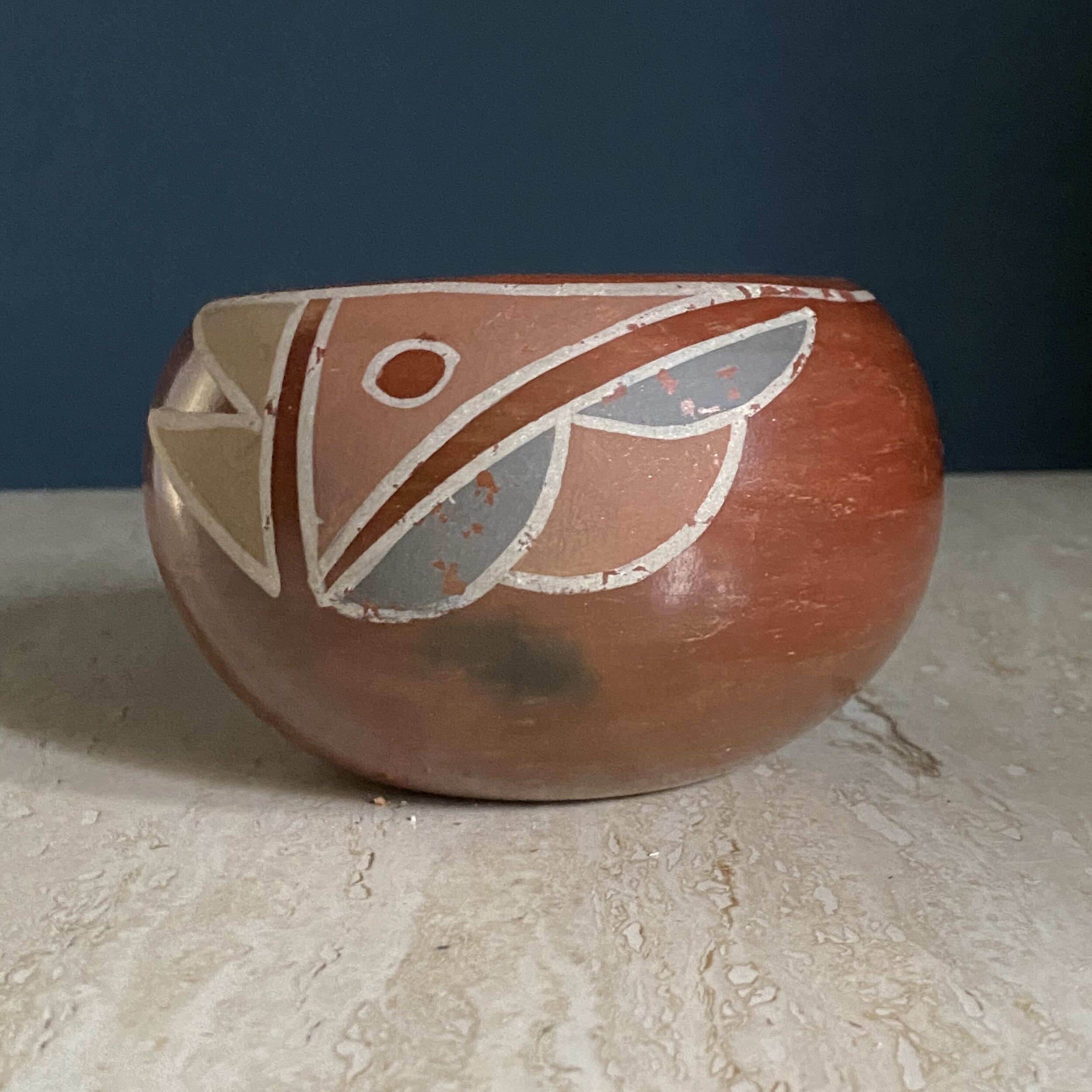 Mata Ortiz Hand Painted Catchall and Bowl