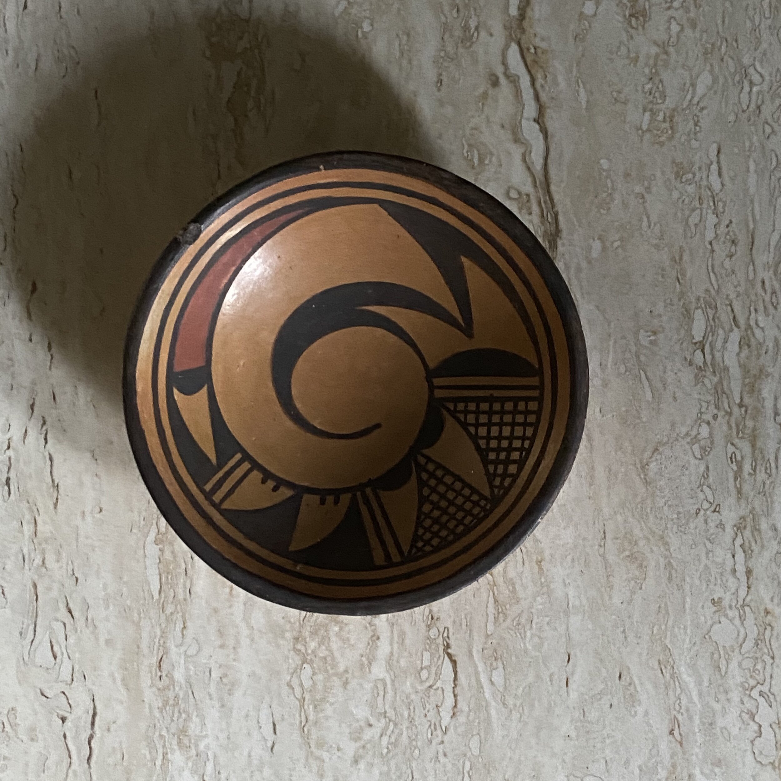 Mata Ortiz Hand Painted Catchall and Bowl