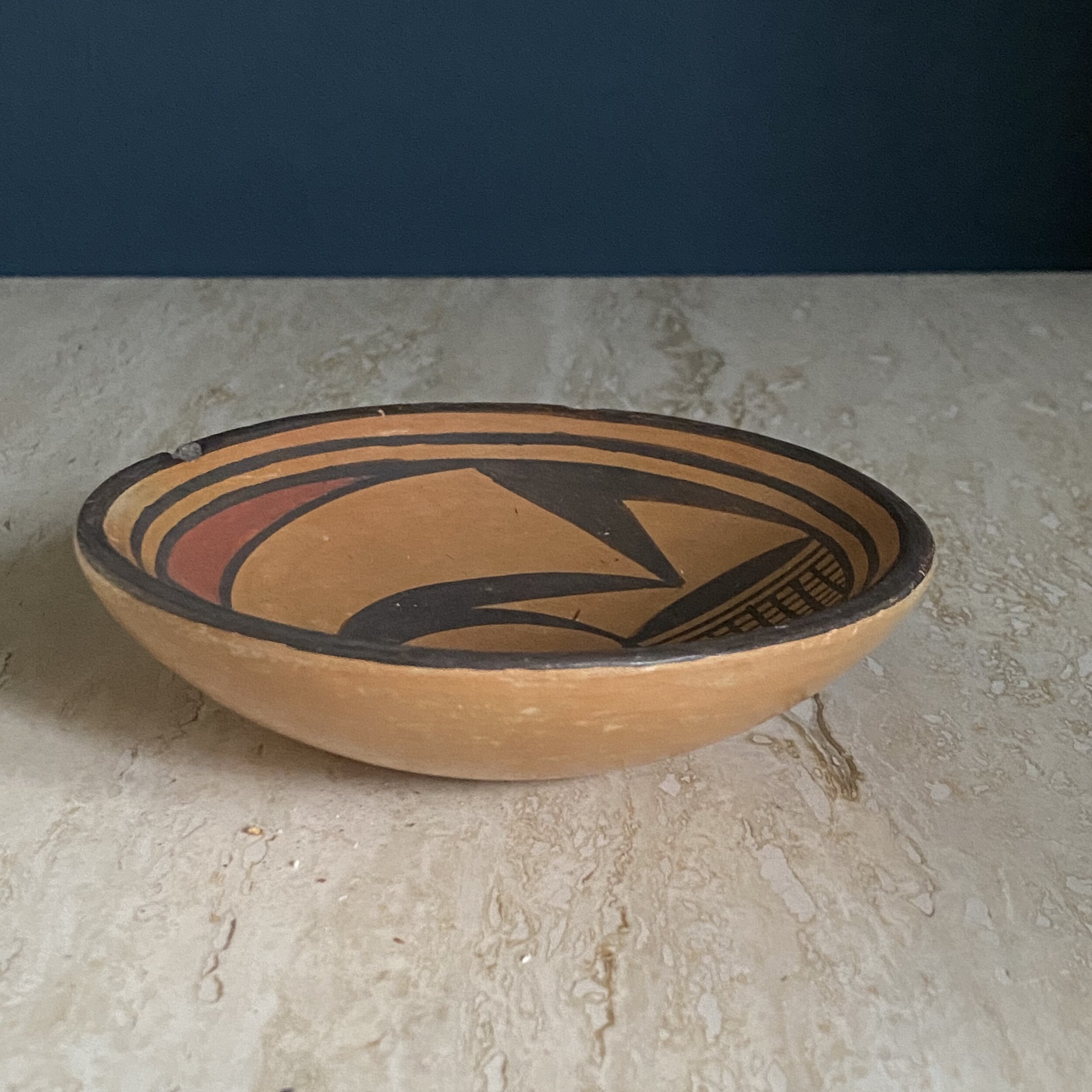 Mata Ortiz Hand Painted Catchall and Bowl