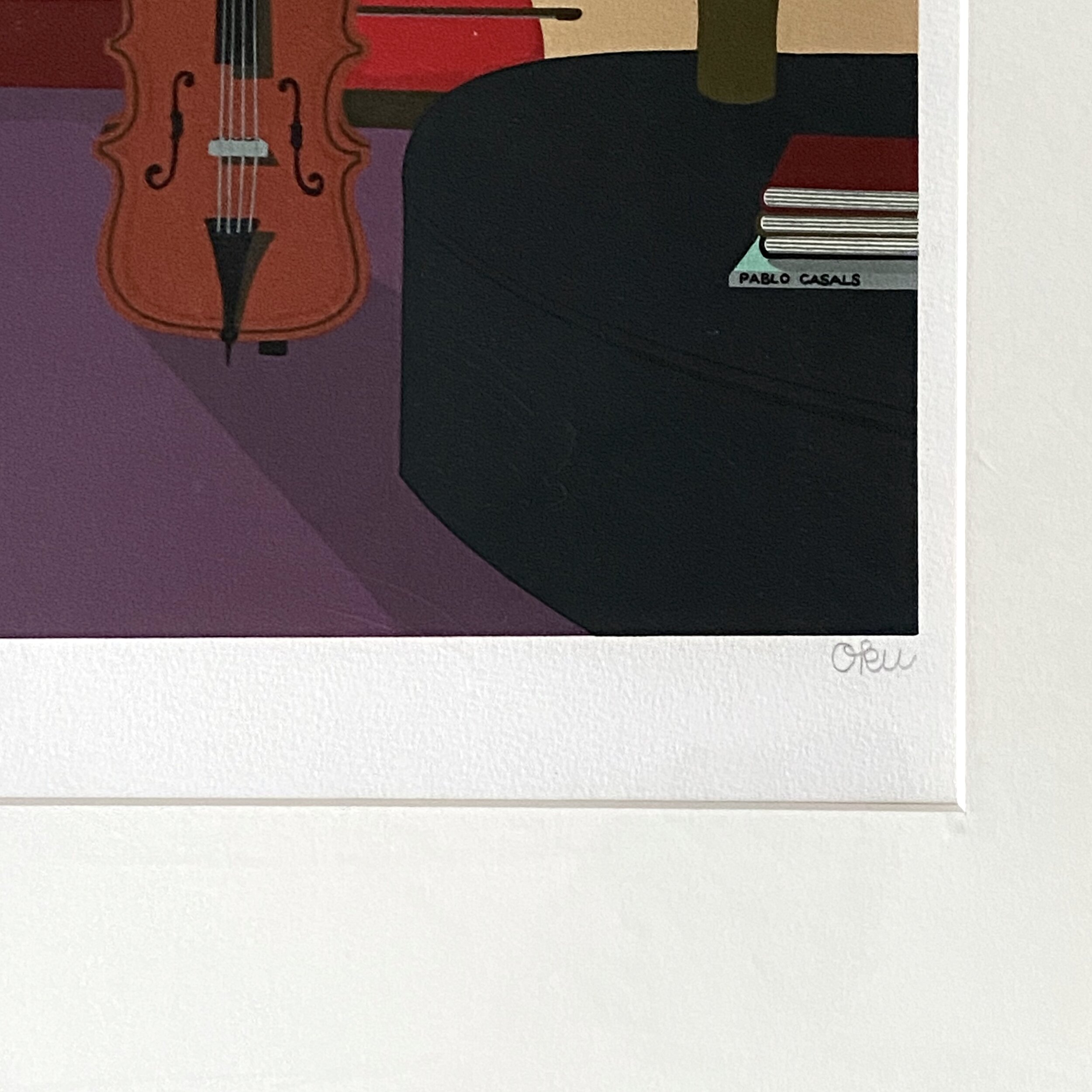 Shigeo Oku Okumura - "Duck Dinner" Signed and Numbered Screenprint