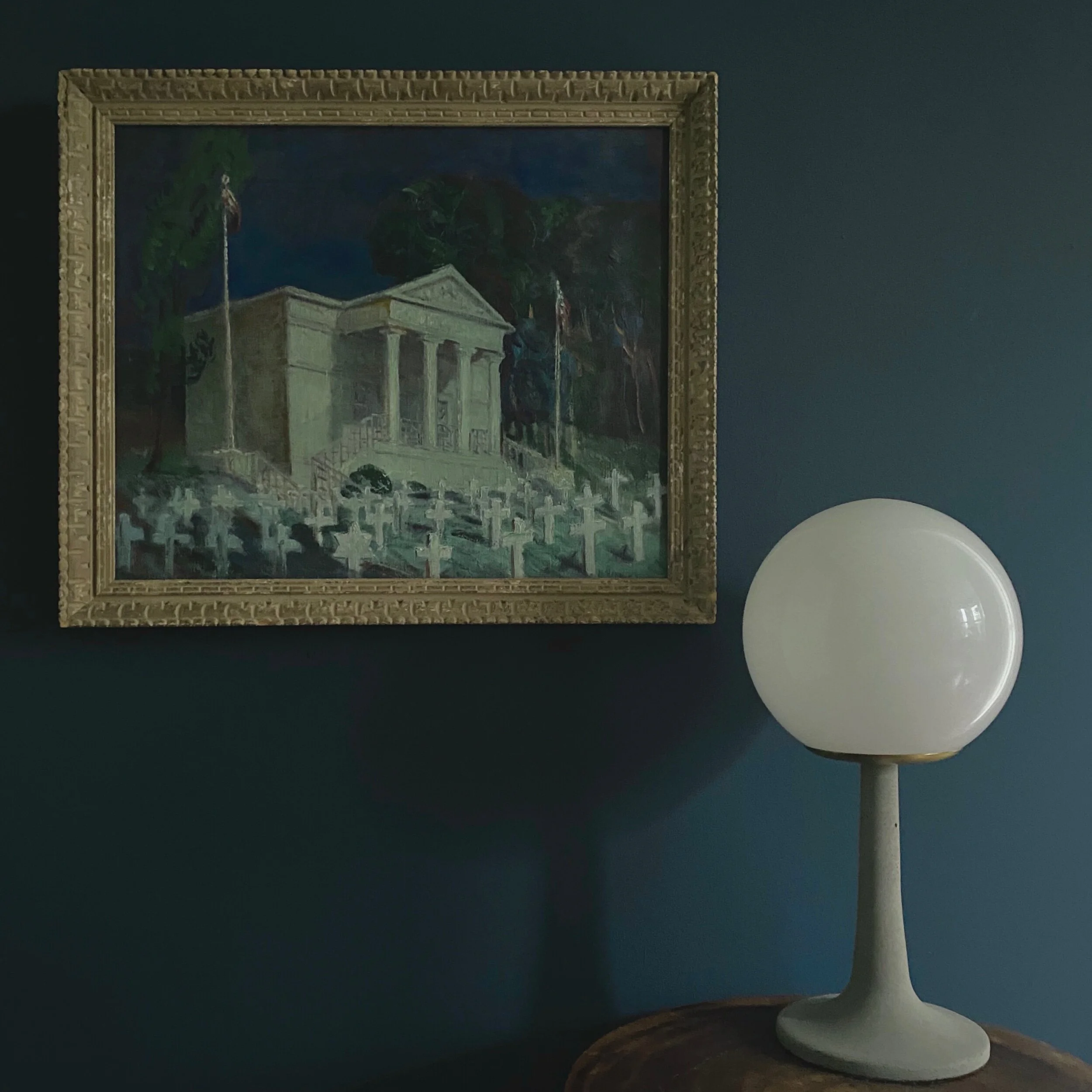 Abraham Hankins (1904-1963) - Moonlight Over The Chapel