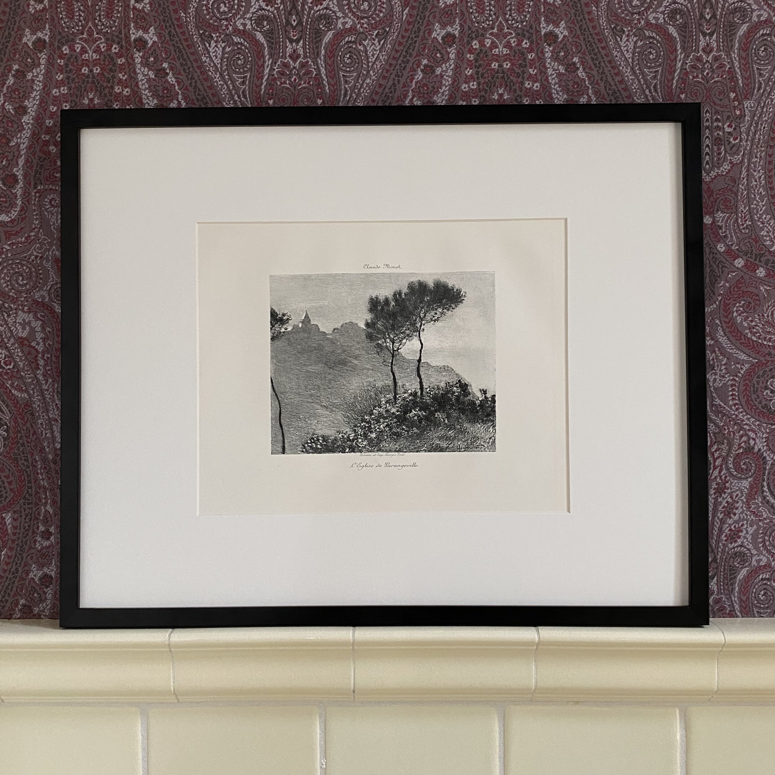 Claude Monet (after) - L'Église de Varengeville Rare Etching (1897)