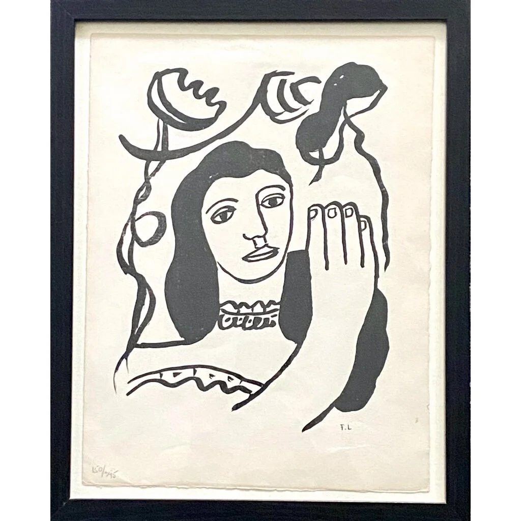 Fernand Léger - Portrait of Woman #150/395, signed (from Rimbaud’s Illumination series)