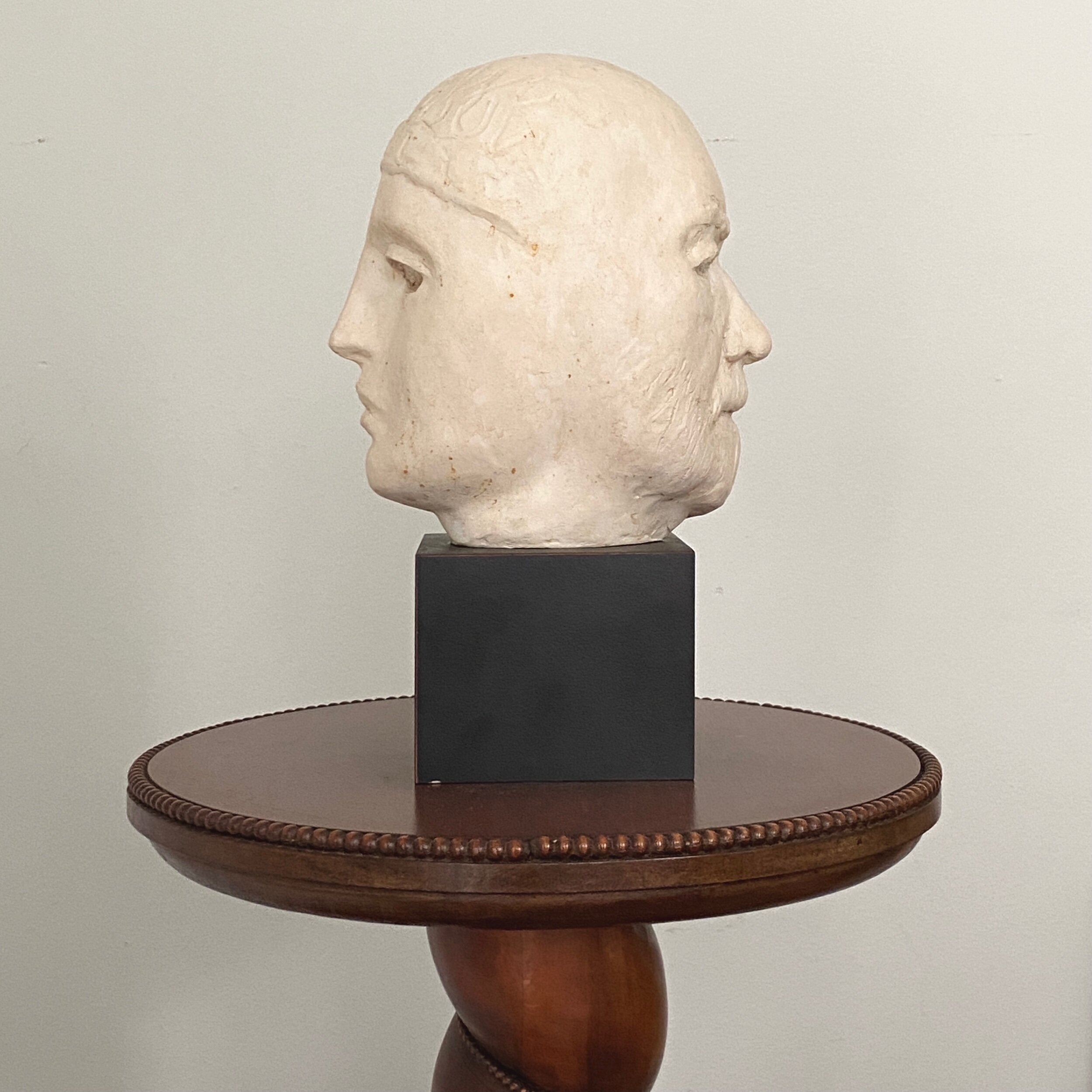 Joseph J. Greenberg Jr. - Resin Self Portrait of Greenberg and Janus (ca. 1987)