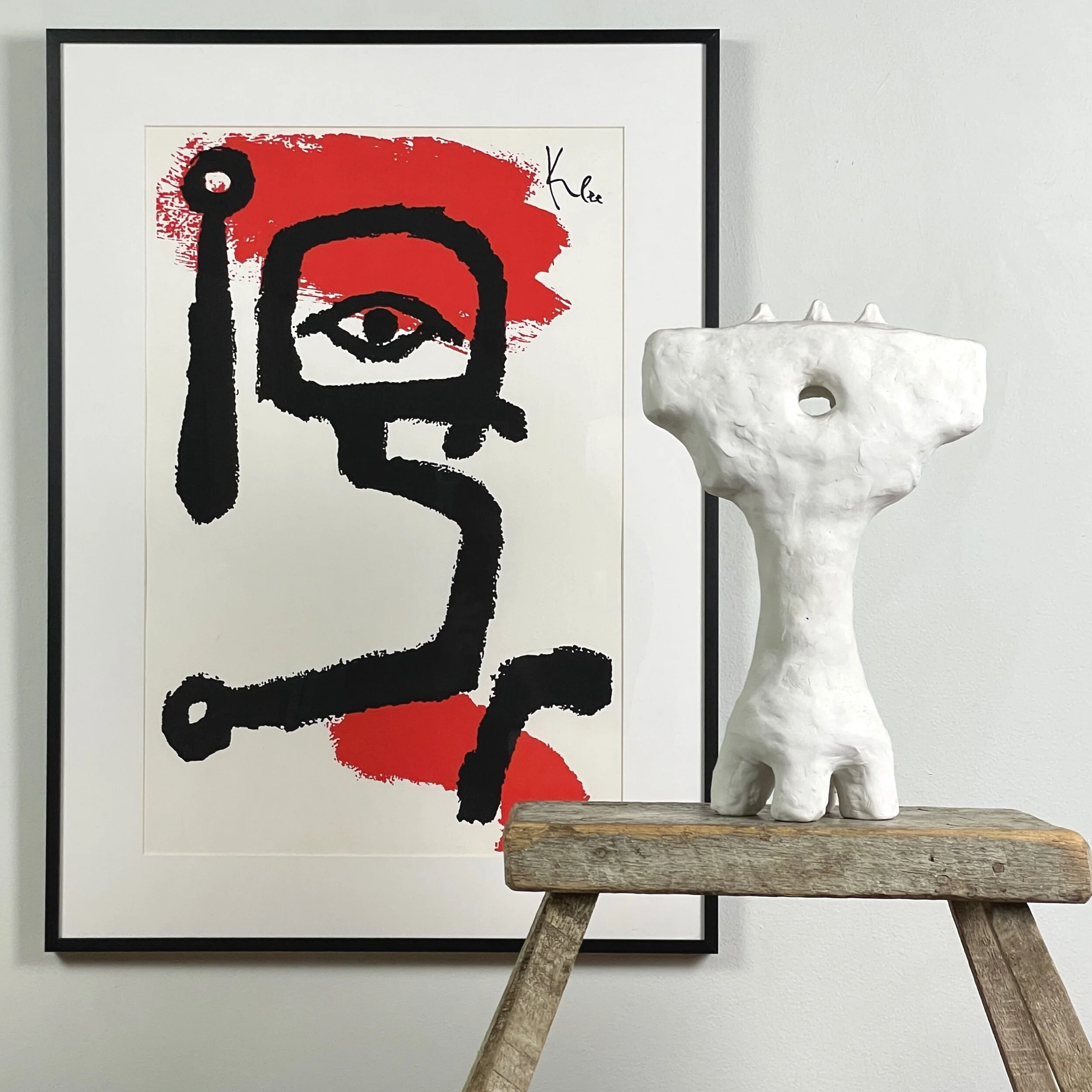 Paul Klee (after) - Kettledrummer Silkscreen, Framed