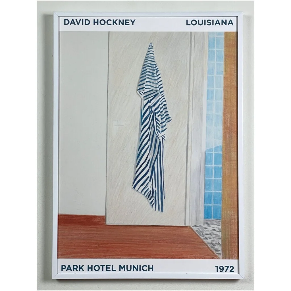 David Hockney - 1972 Museum for Moderne Kunst Original Exhibition Print