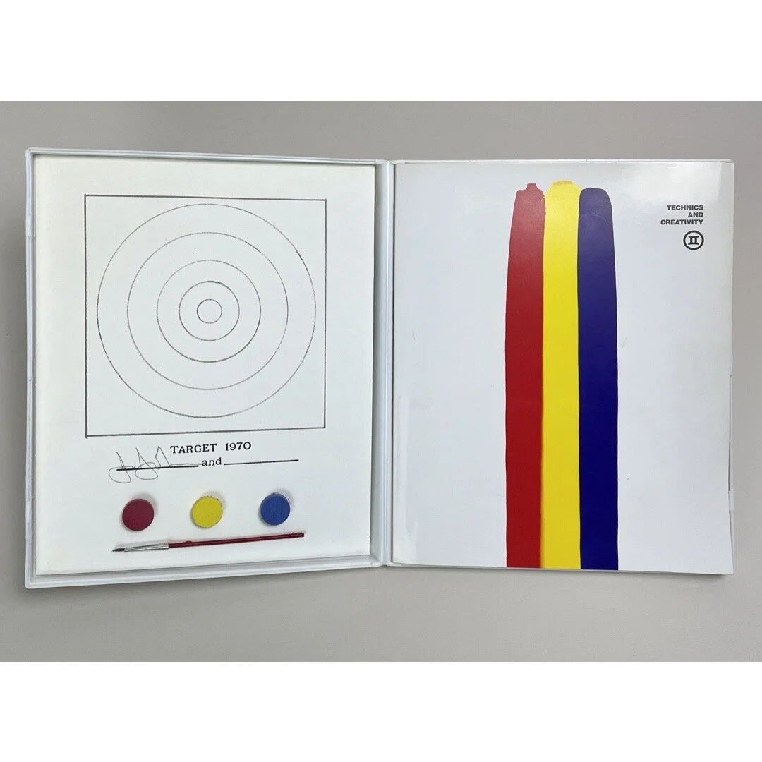 Jasper Johns - “Target” Lithograph and Catalog, 1971
