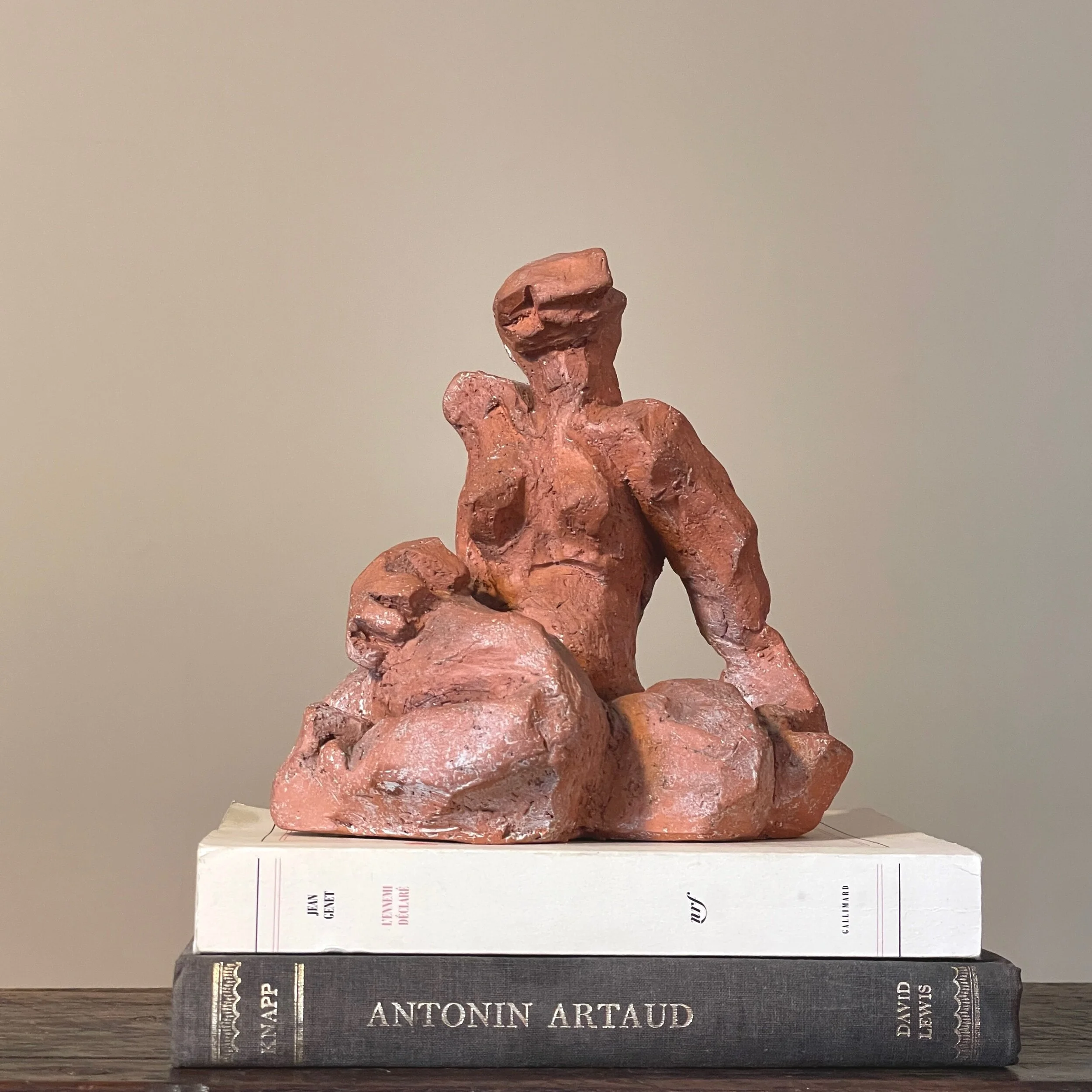 Martin Plaut Abstract Cubist Clay Sculpture