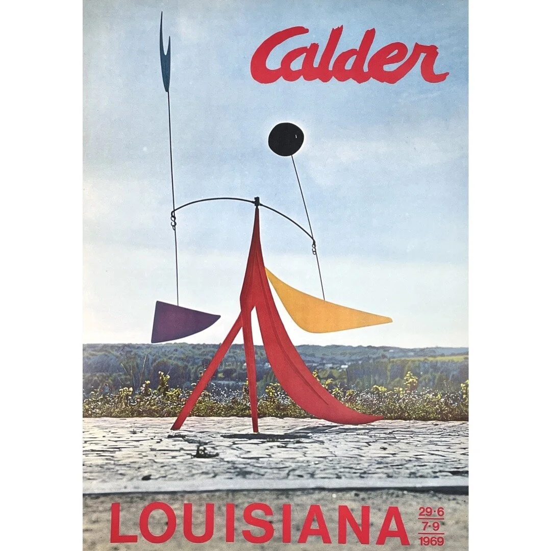 Alexander Calder - Vintage 1969 Danish Modern Art Exhibition Poster
