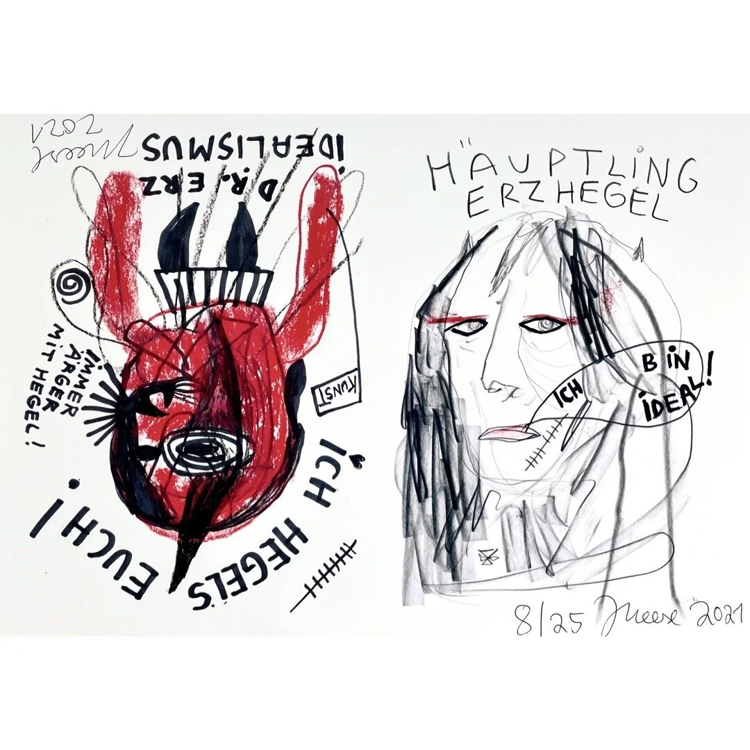 Jonathan Meese - Häuptling Erzhegel Limited Edition Print, Signed