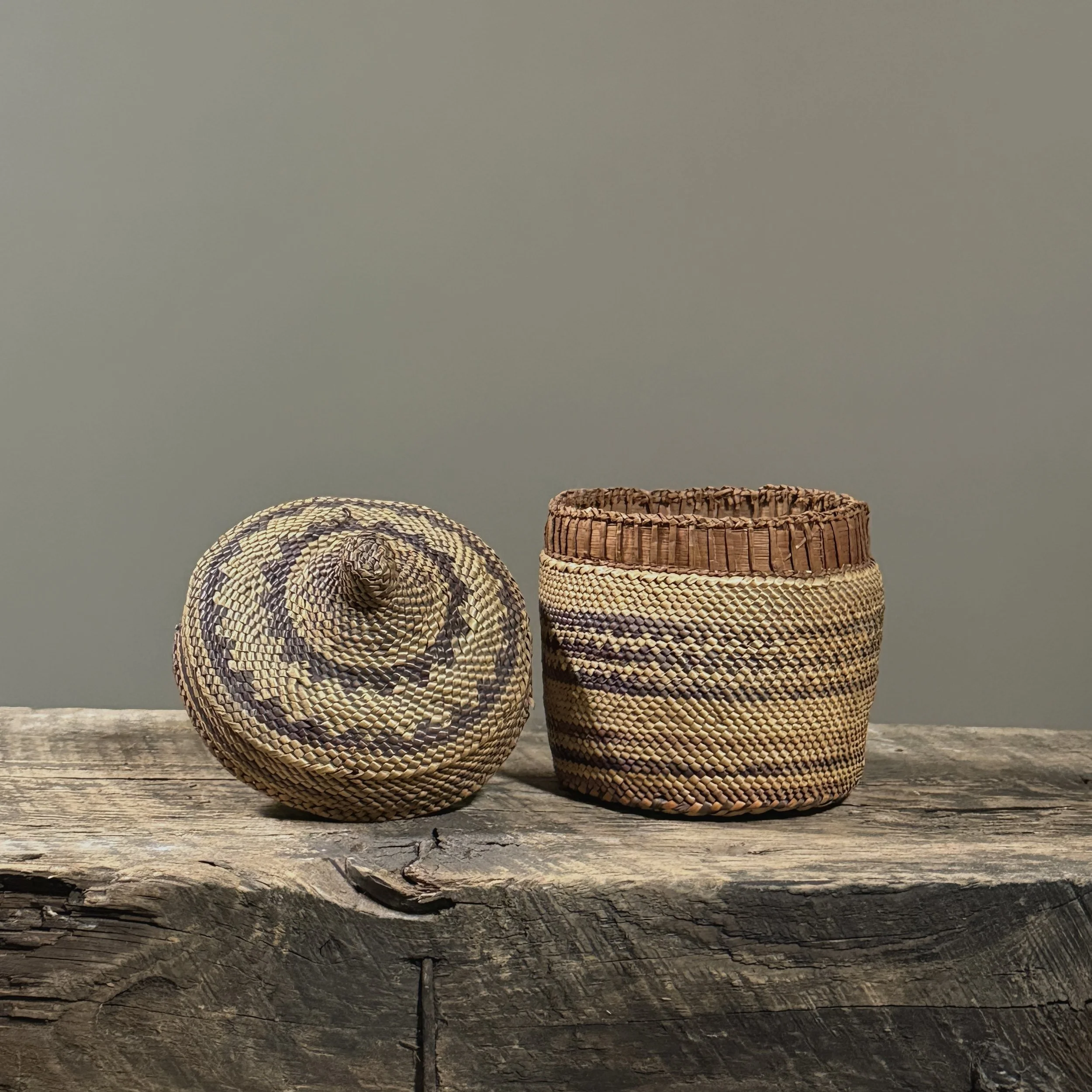 Basket with lid off.