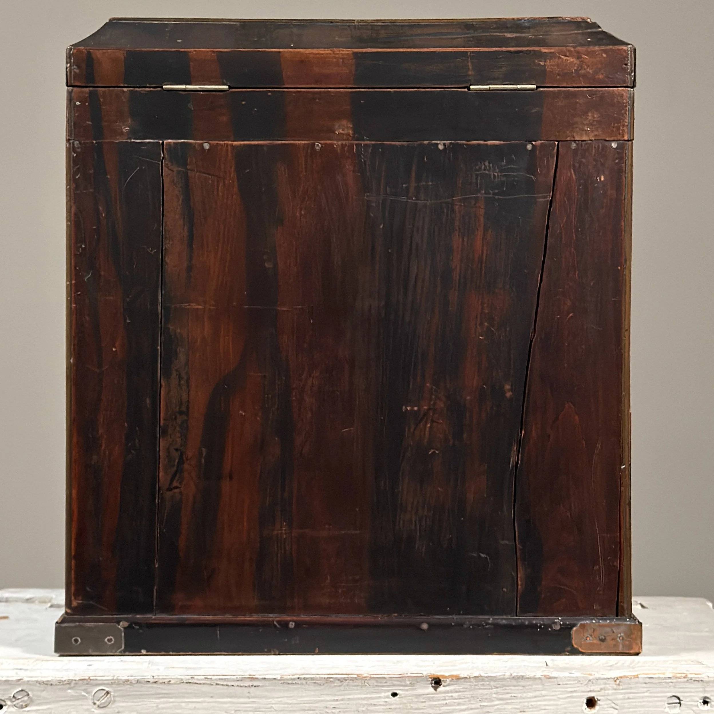 Antique Japanese Meiji period kodansu cabinet, yosegi parquetry and mother-of-pearl inlay