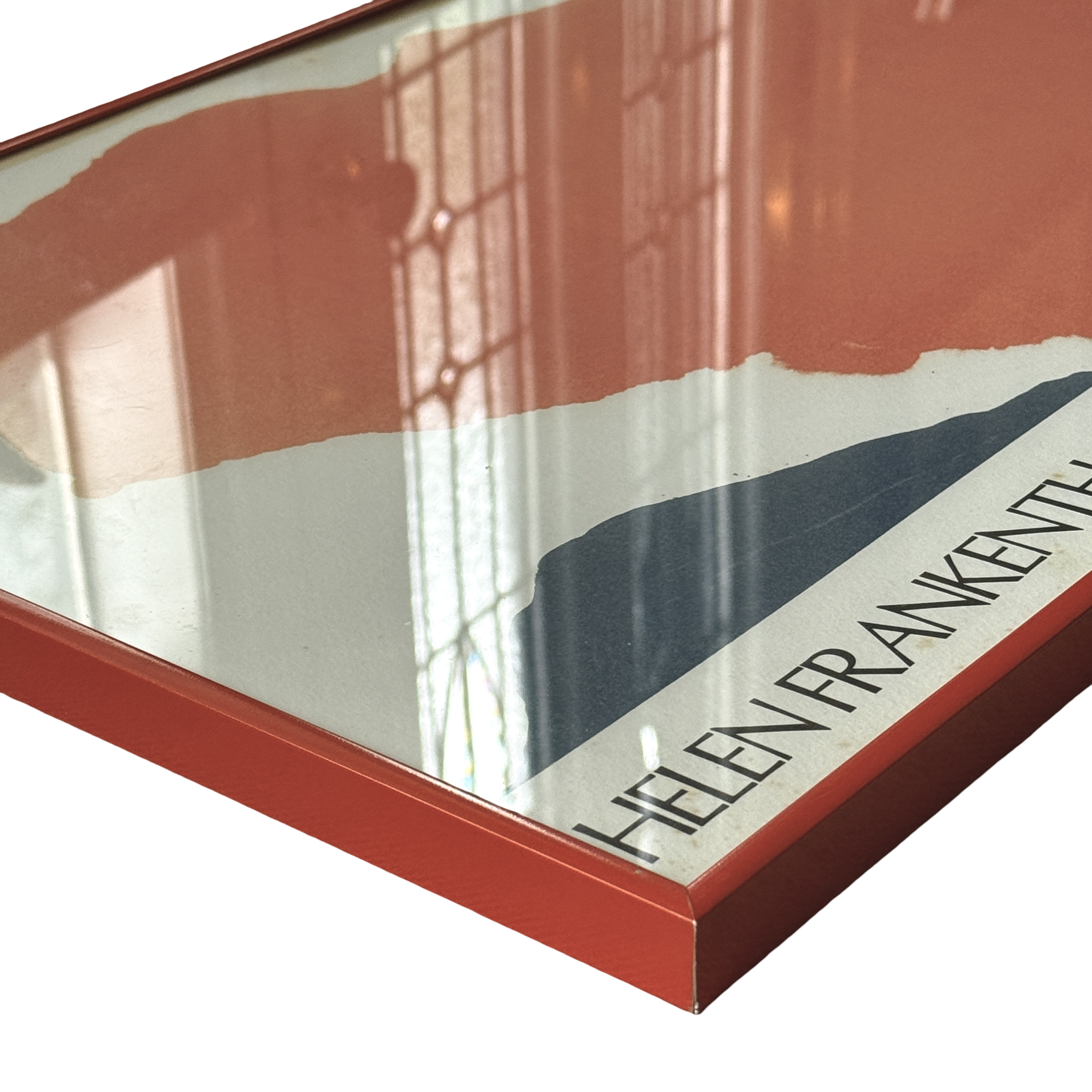 Poster under glass. Heavyweight art paper. Frankenthaler's signature abstraction.