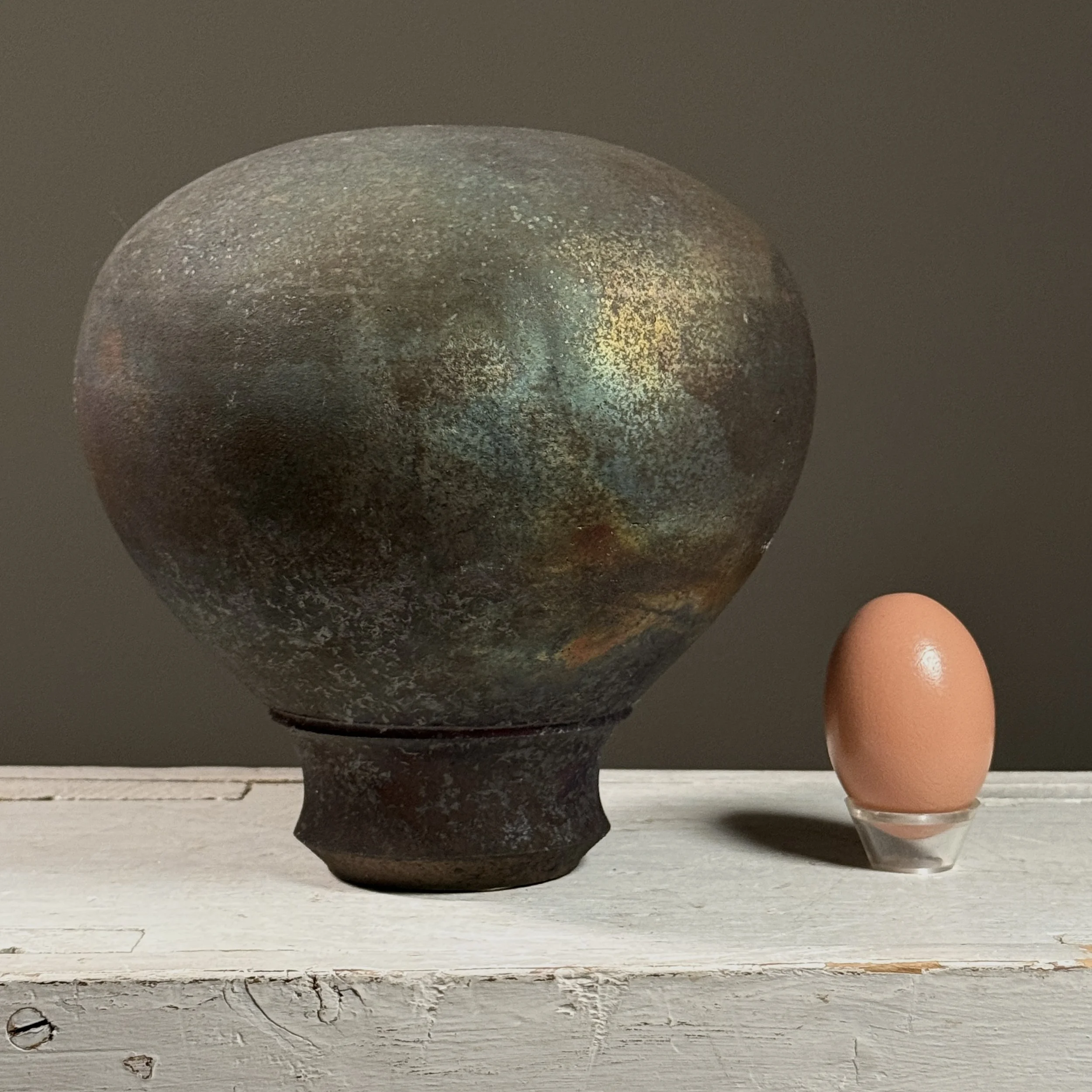 With egg for size reference.