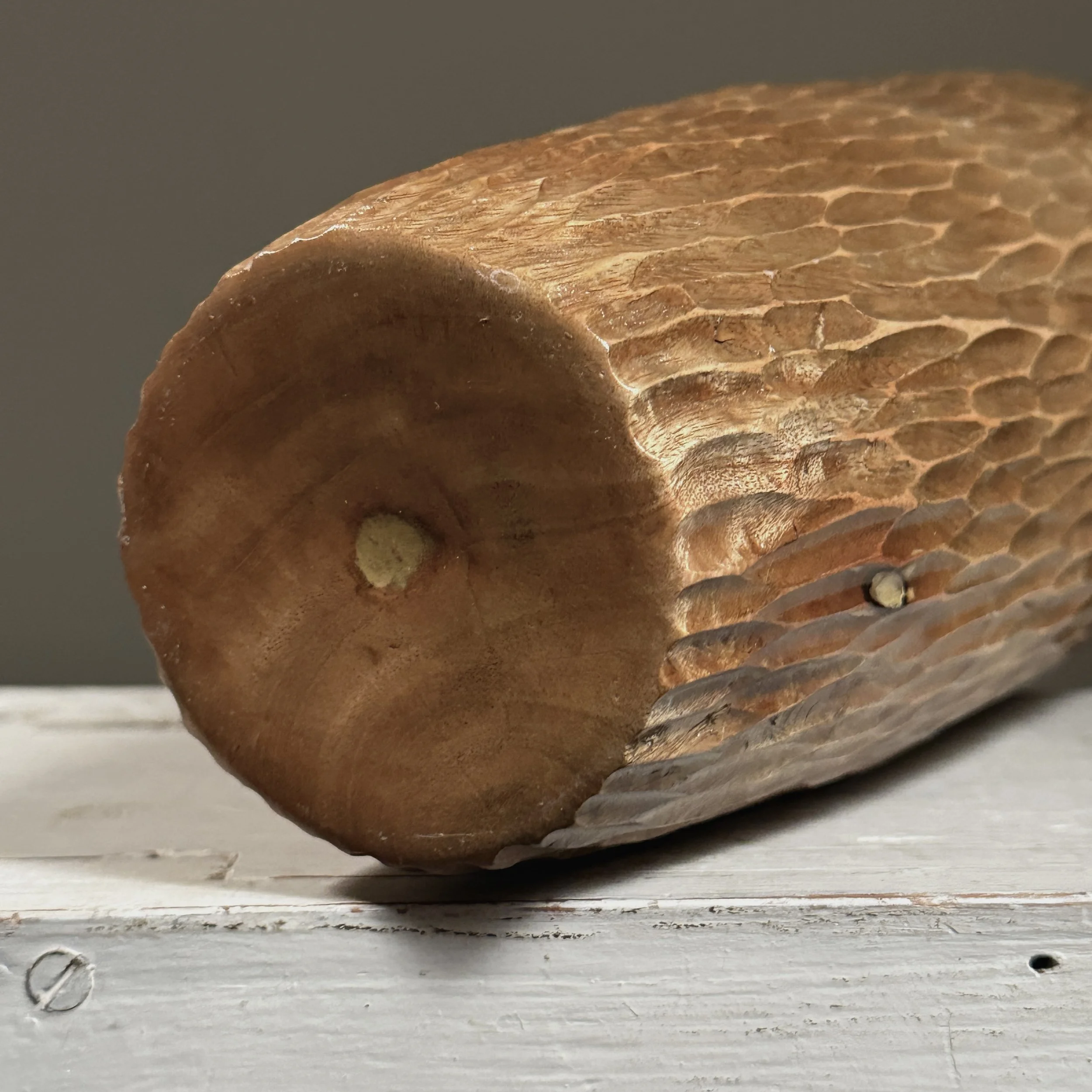 View of the base showing construction and wear.