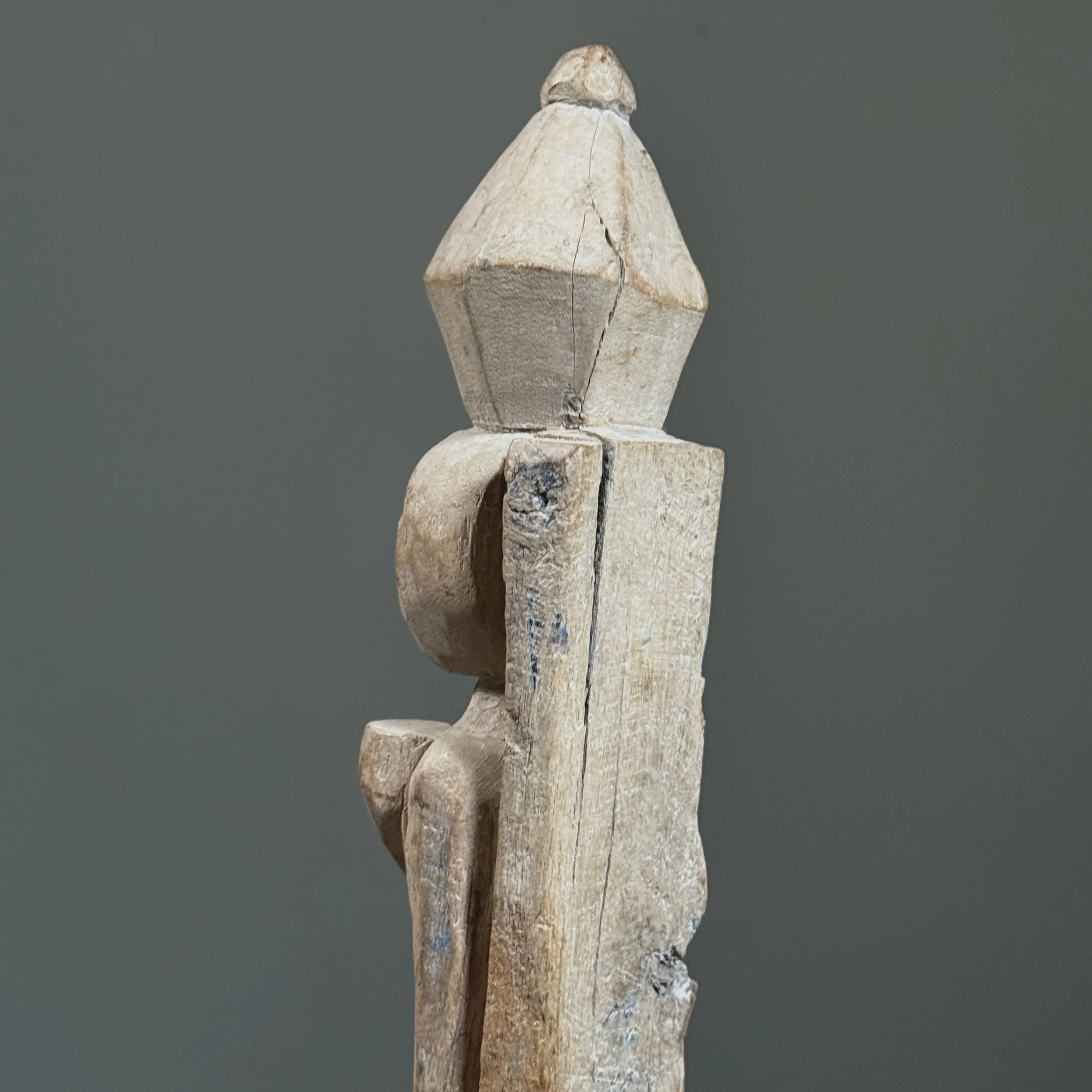 Close-up of carving texture and tool marks