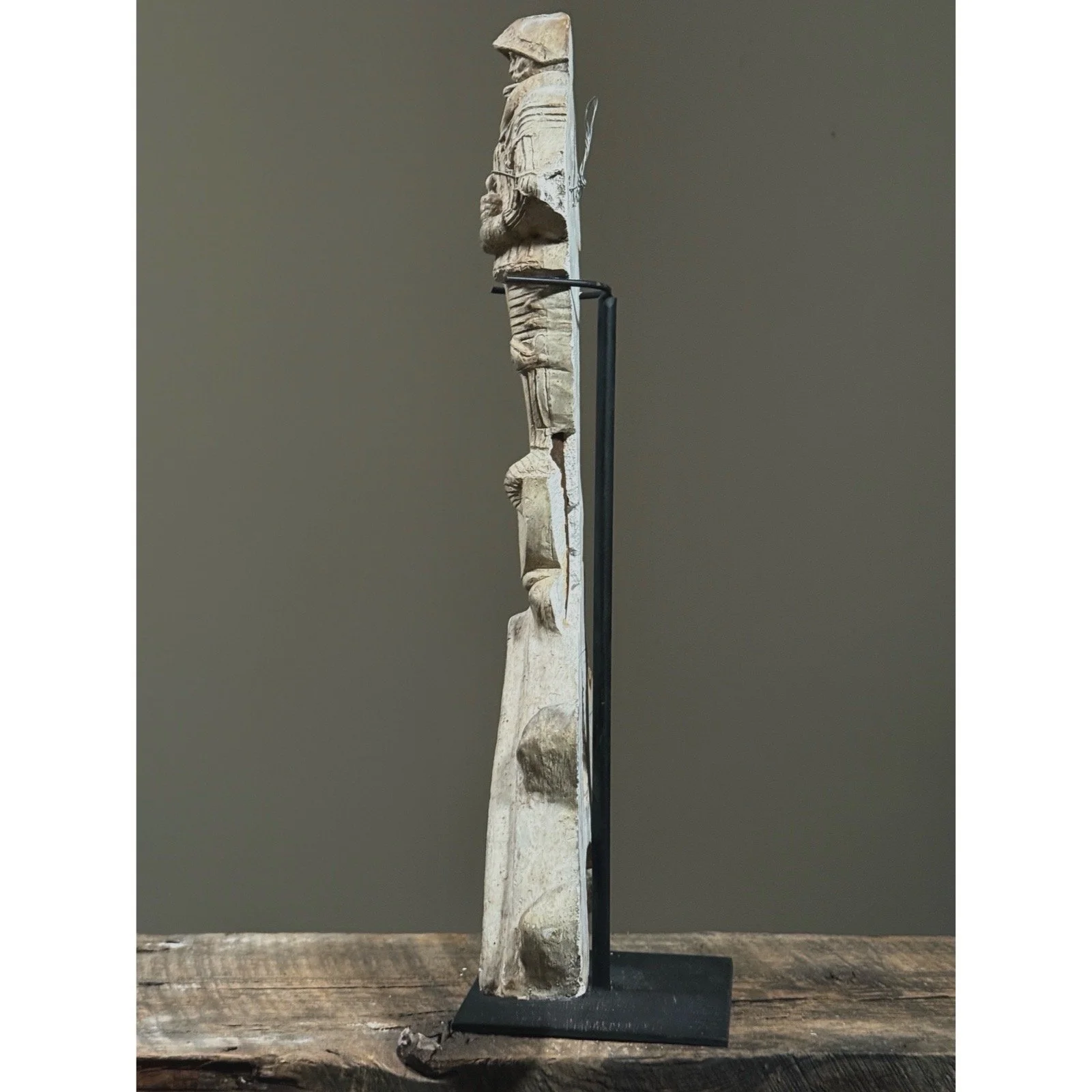 Antique plaster arch architectural remnant from Northern Europe