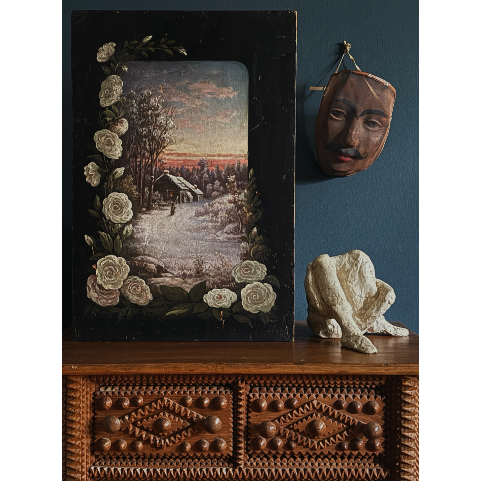 Vignette with painting
