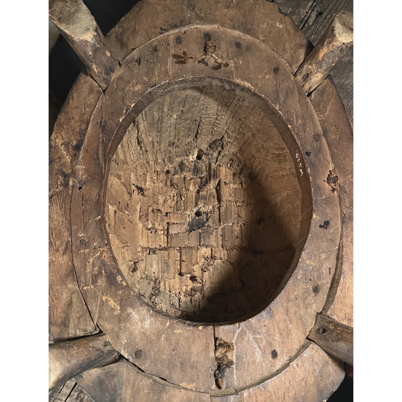 Carved turtle figure with attached legs