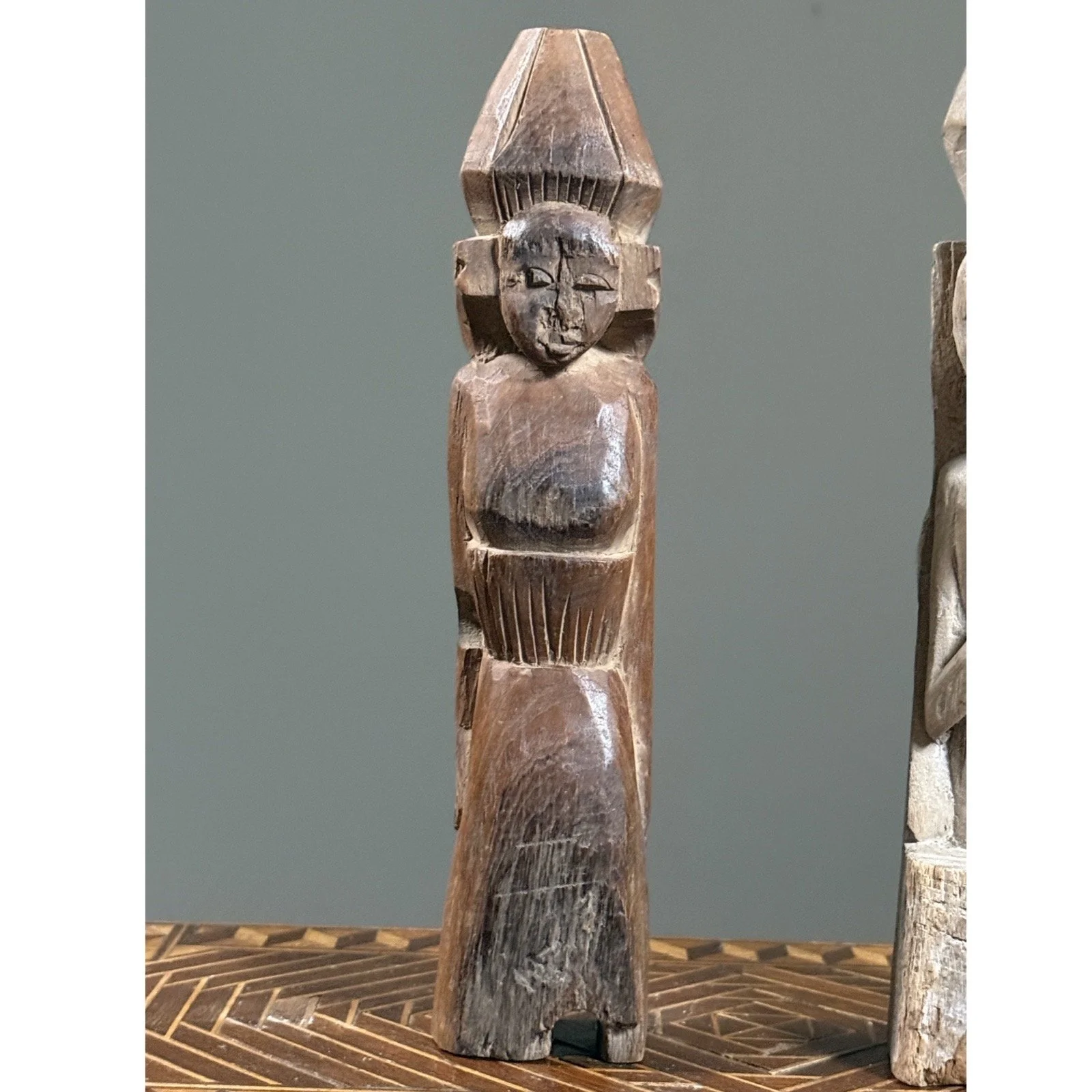 Southeast Asian wooden sculpture remnants, 19th–20th century