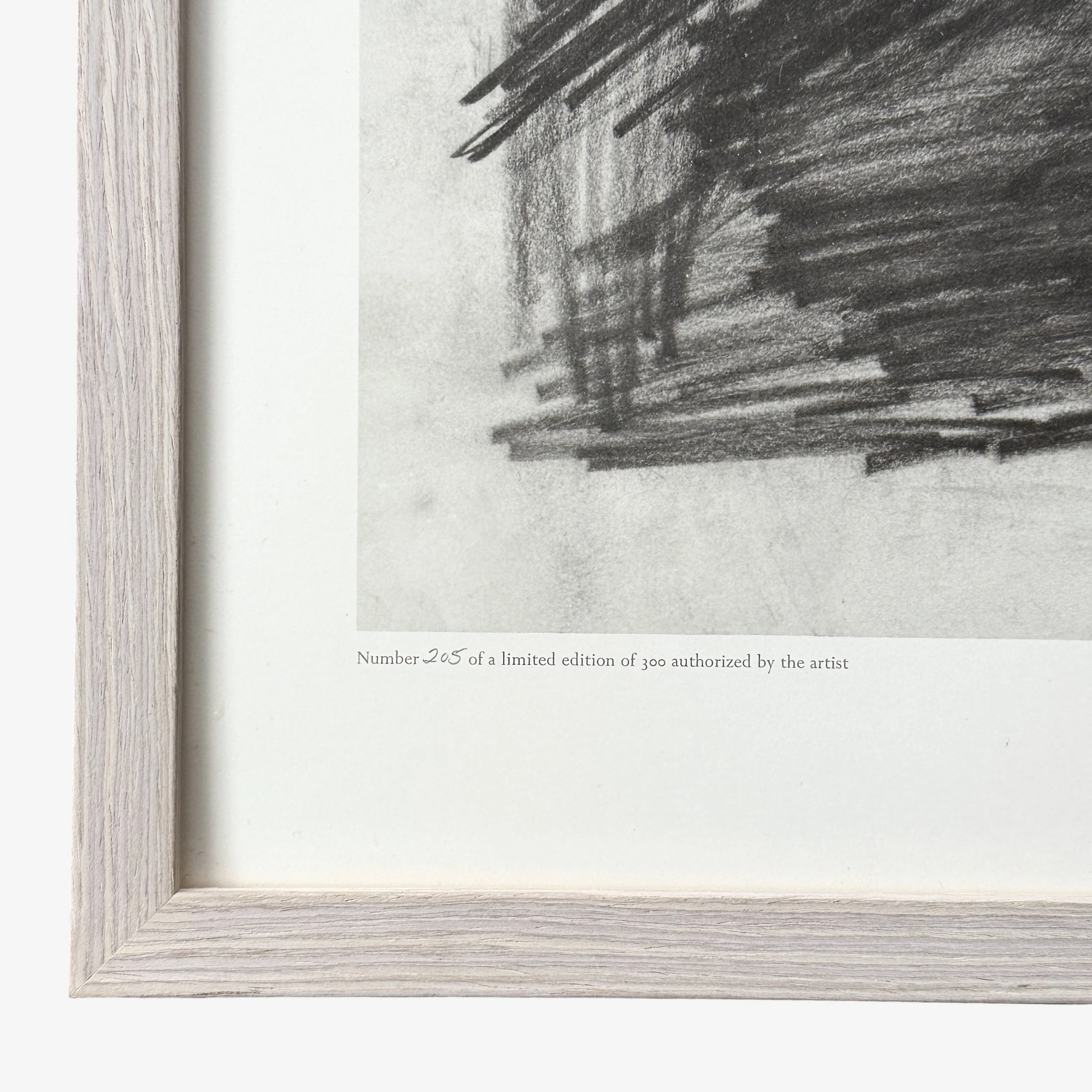 Edition number 205 of 300 on Snow Flurries by Andrew Wyeth