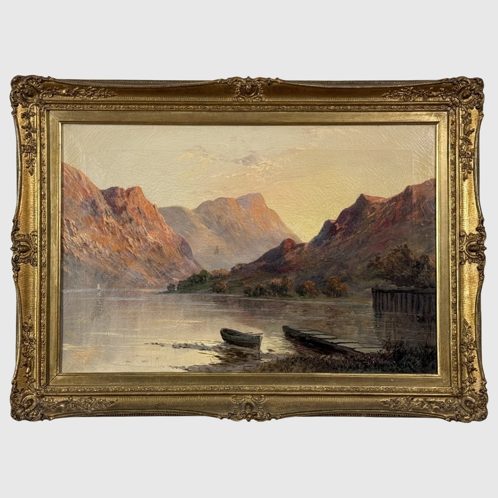 Francis E. Jamieson (1895-1950) - Sunset on Loch Fyne (c. 1925, Oil on Canvas)