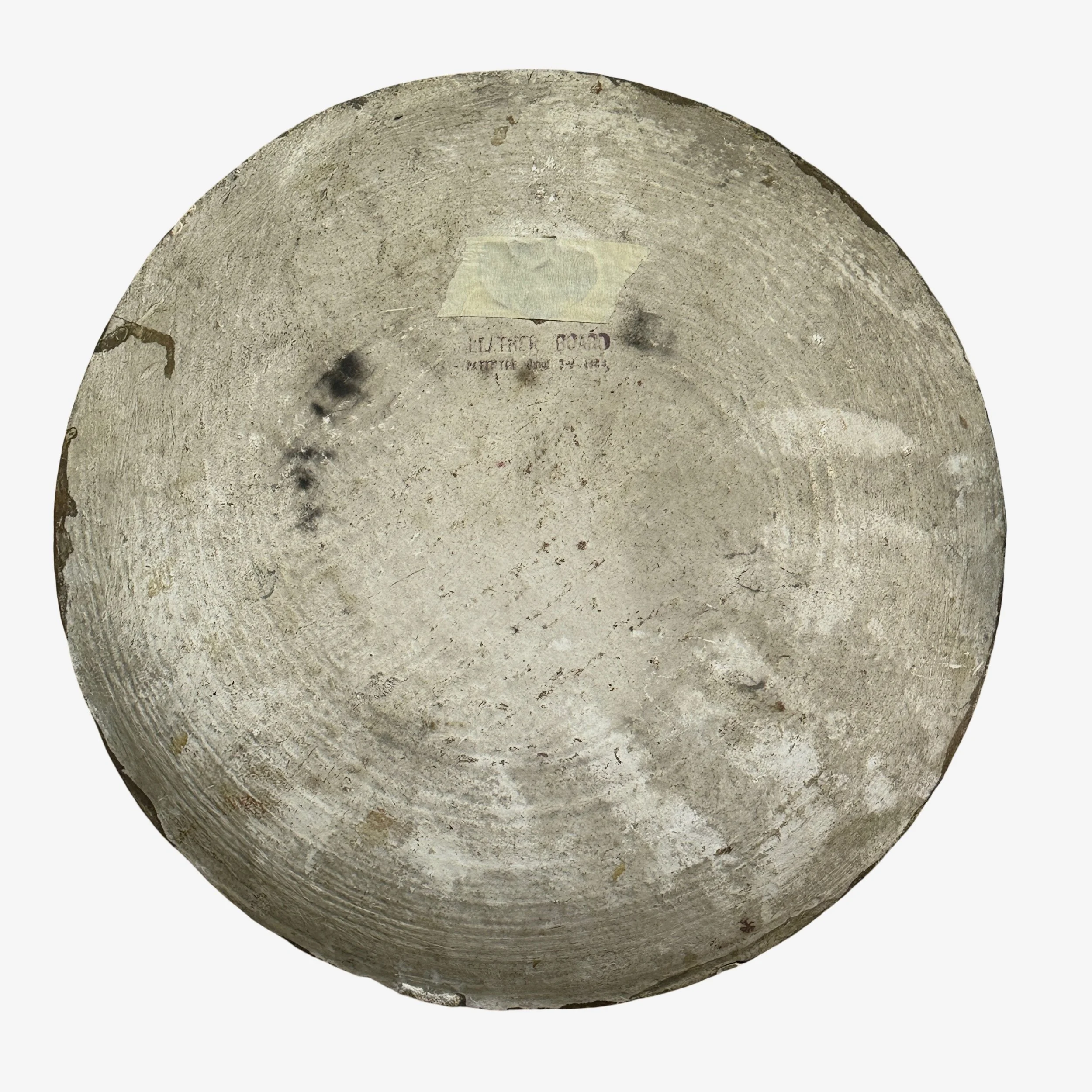 View of the reverse of board.