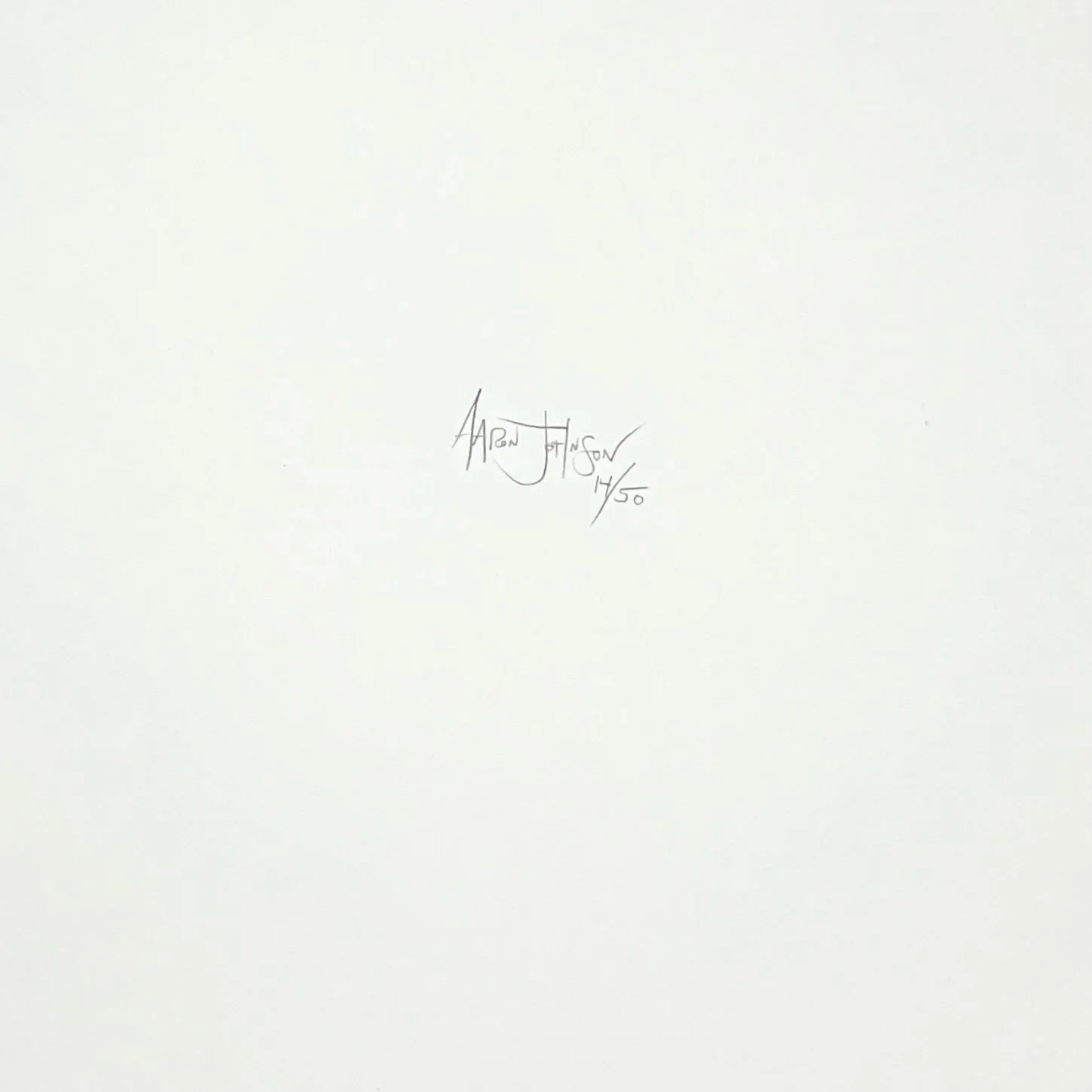 Circular 9-layer screen print by Aaron Johnson, Birth of the Earth, edition of 20.