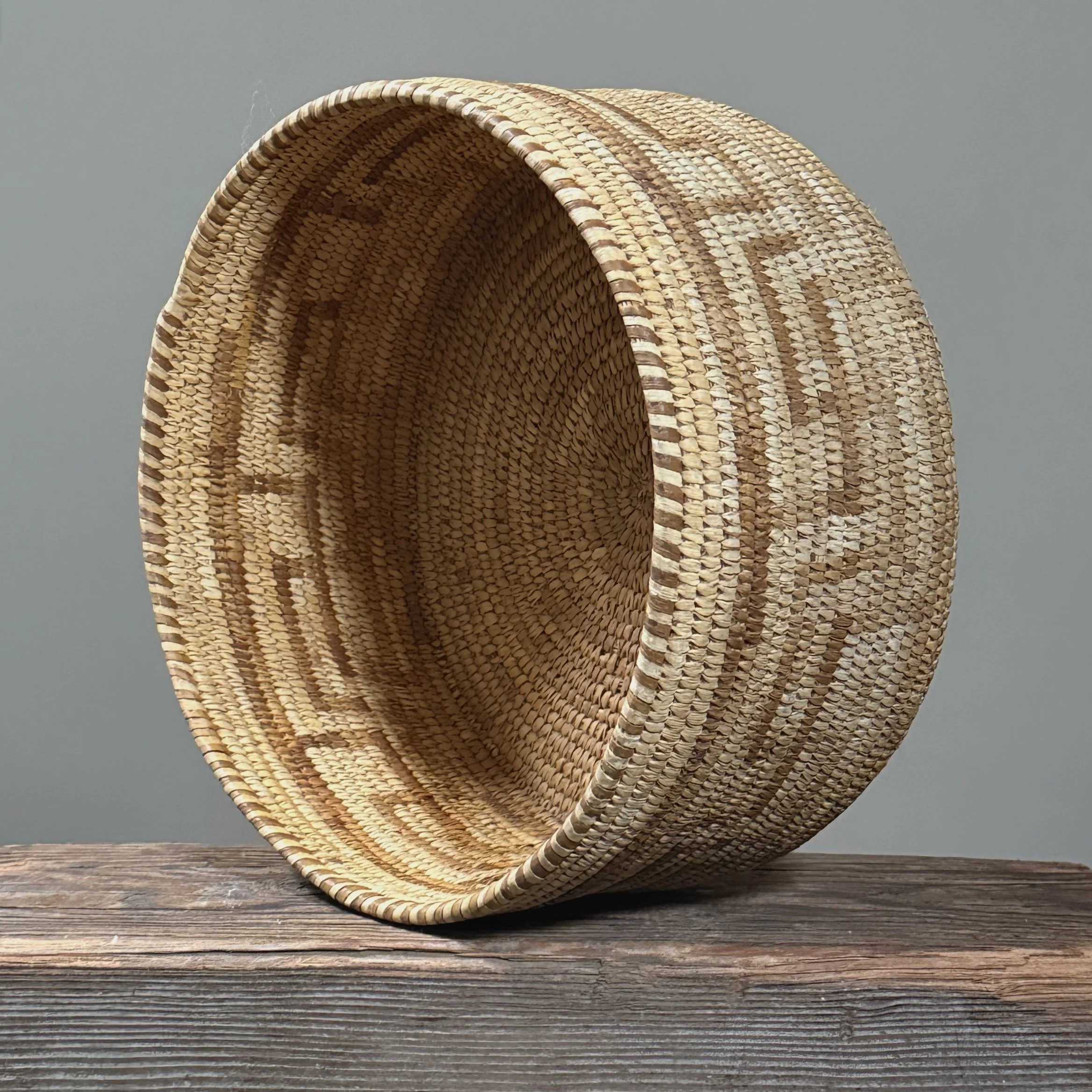 Side profile emphasizing the basket's high straight walls and 5-inch height