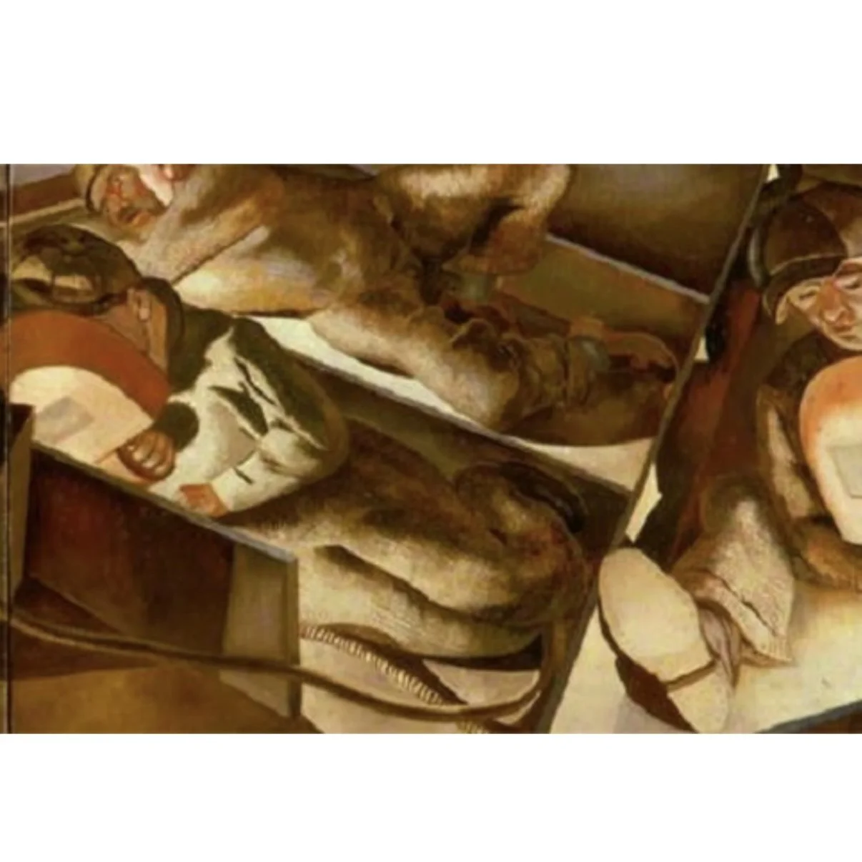 Study related to Stanley Spencer’s Shipbuilding on the Clyde paintings
