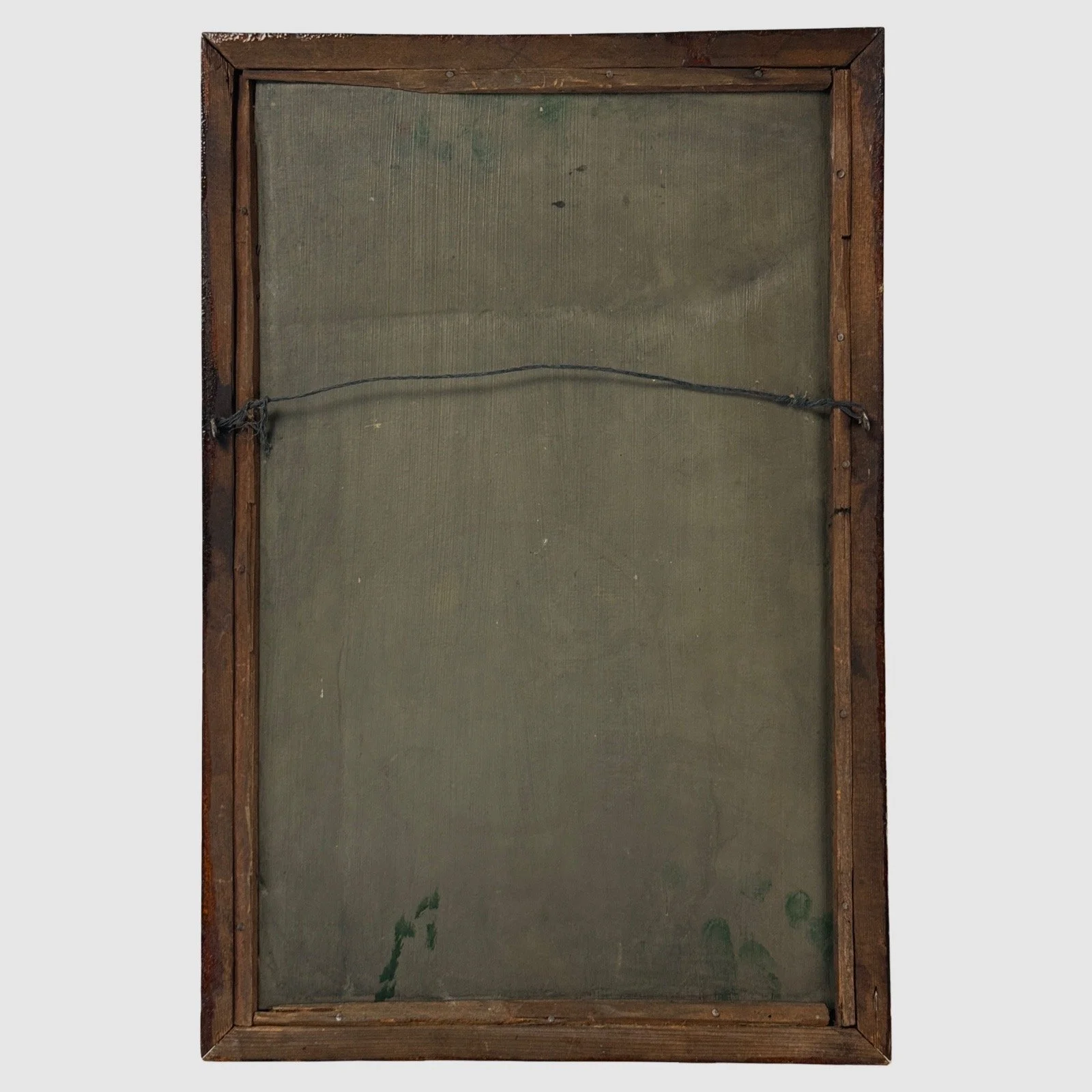 Reverse view of the painting.