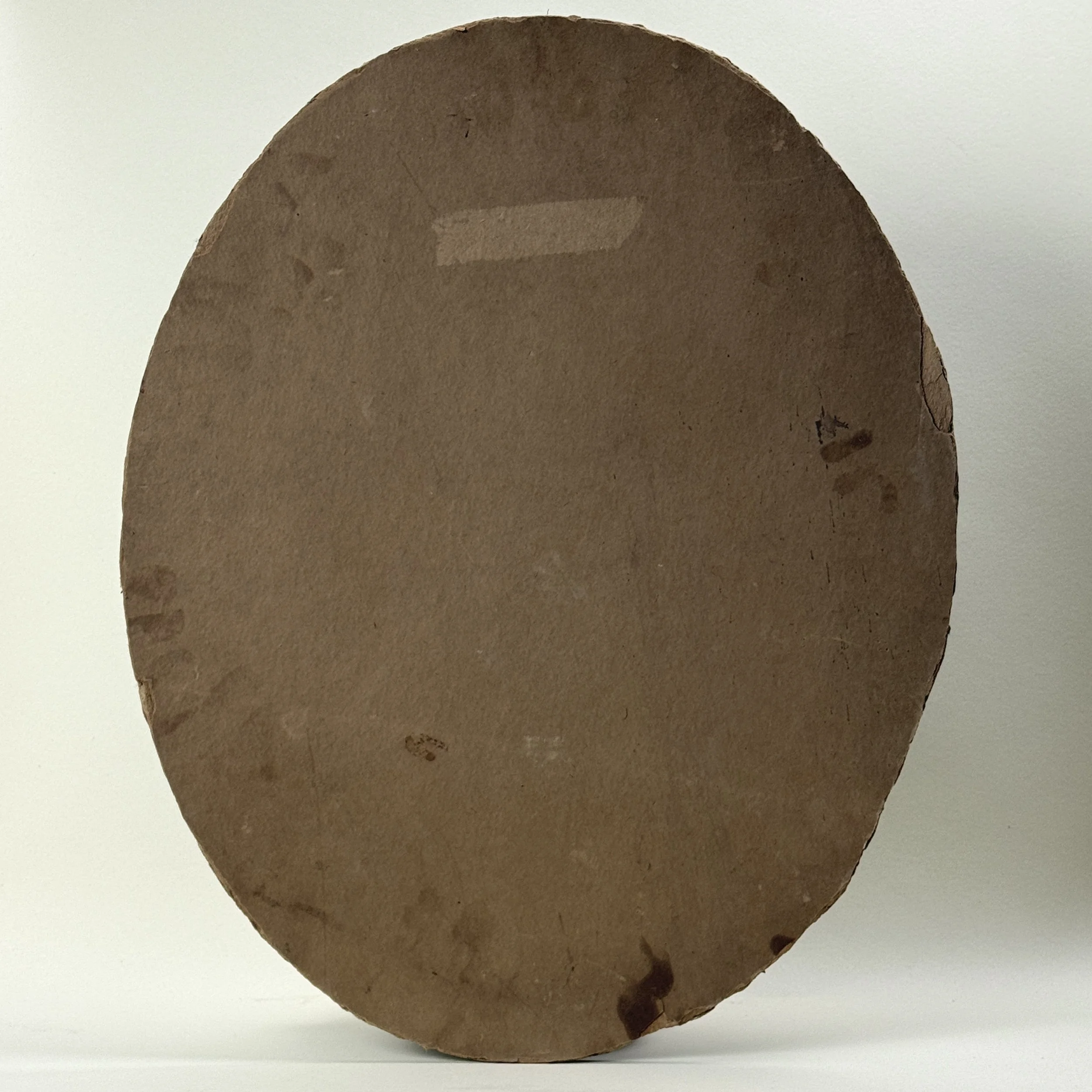 Back of board. Verso. No inscriptions or labels.