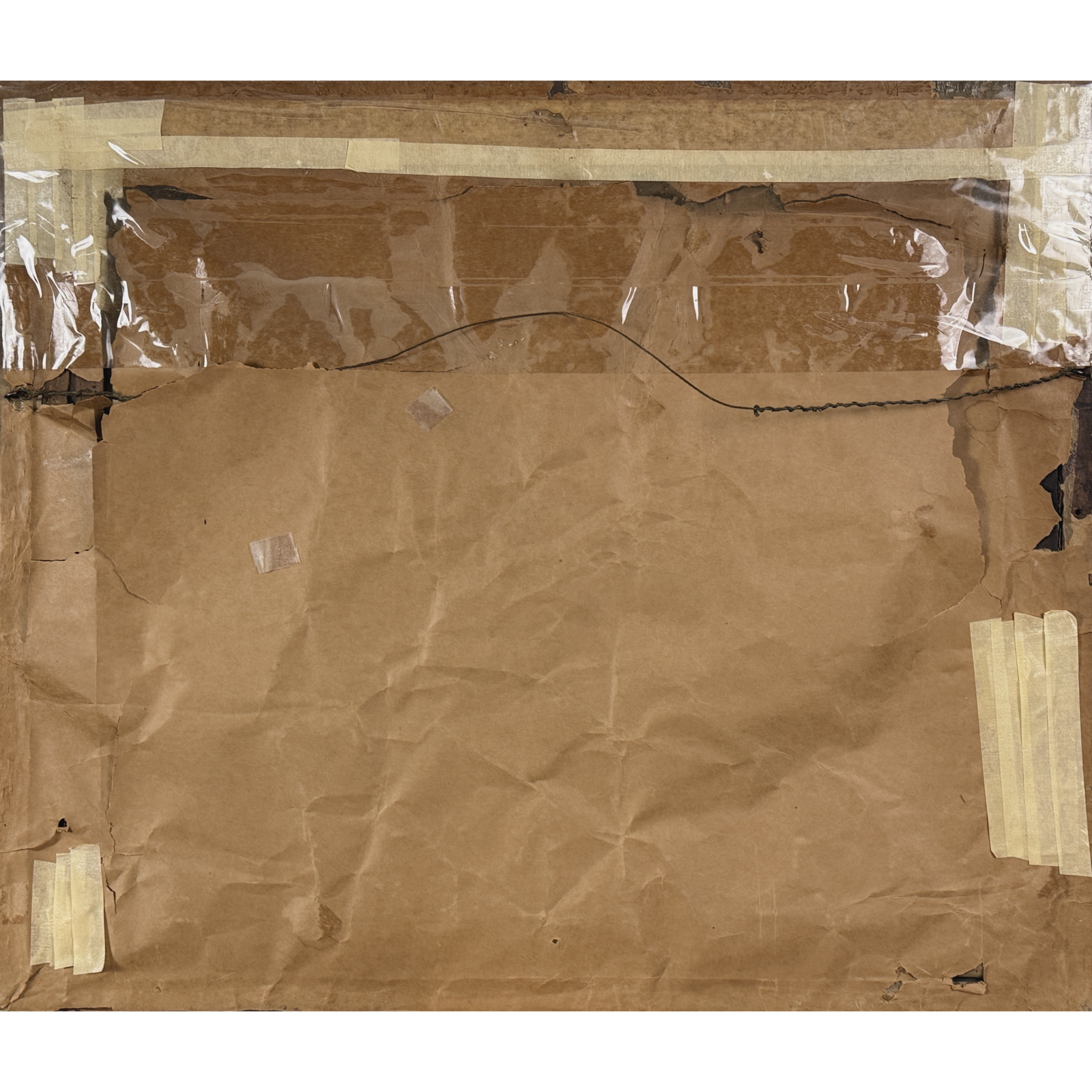 Verso of frame.