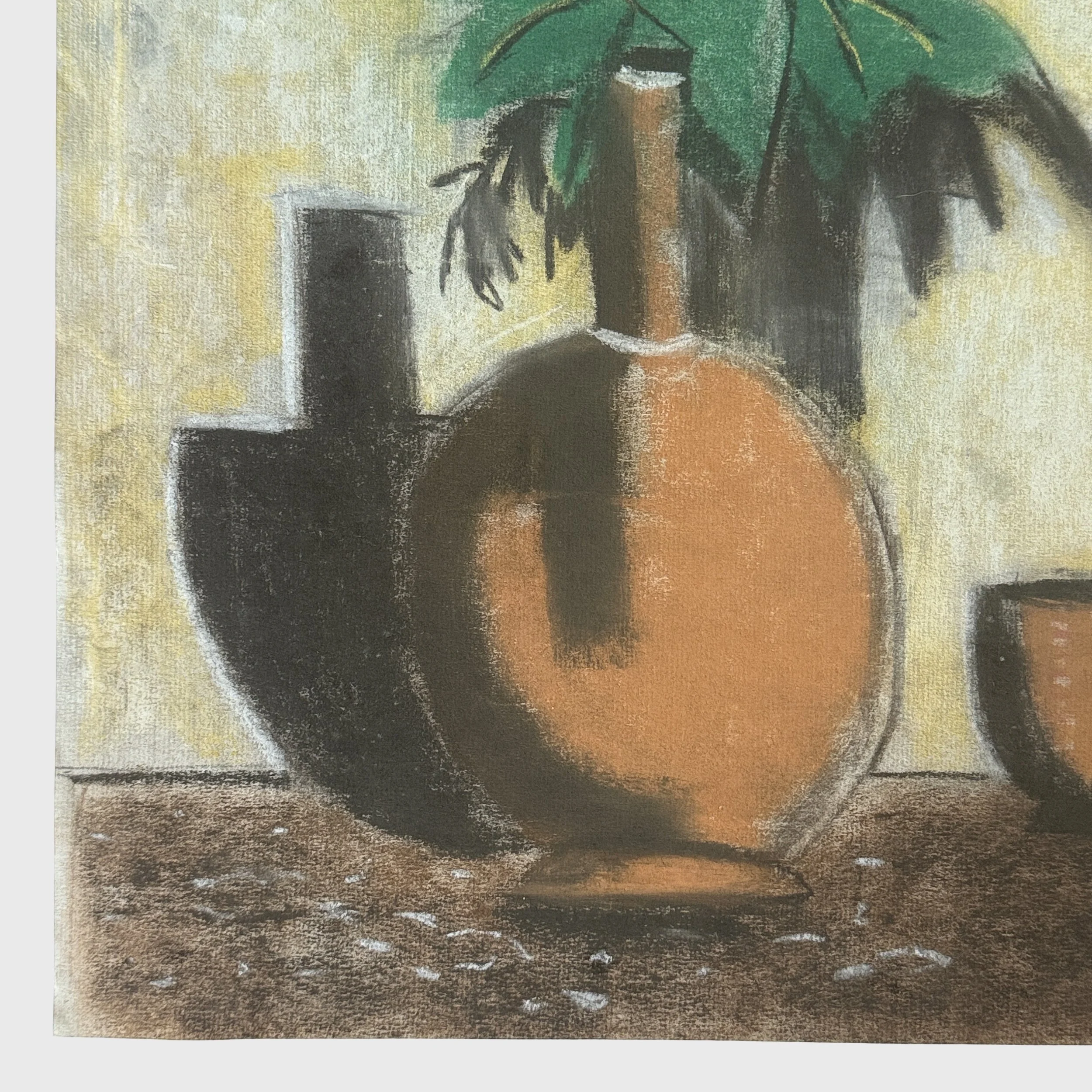 Detail of pastel color and texture in still life by Frederick Childs