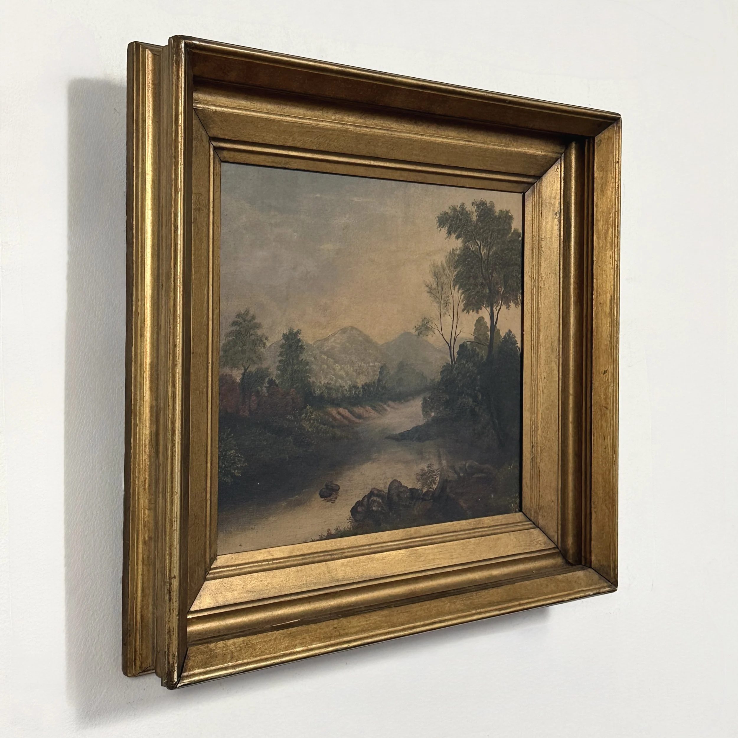 Side-angle view showing the depth and profile of the original frame.